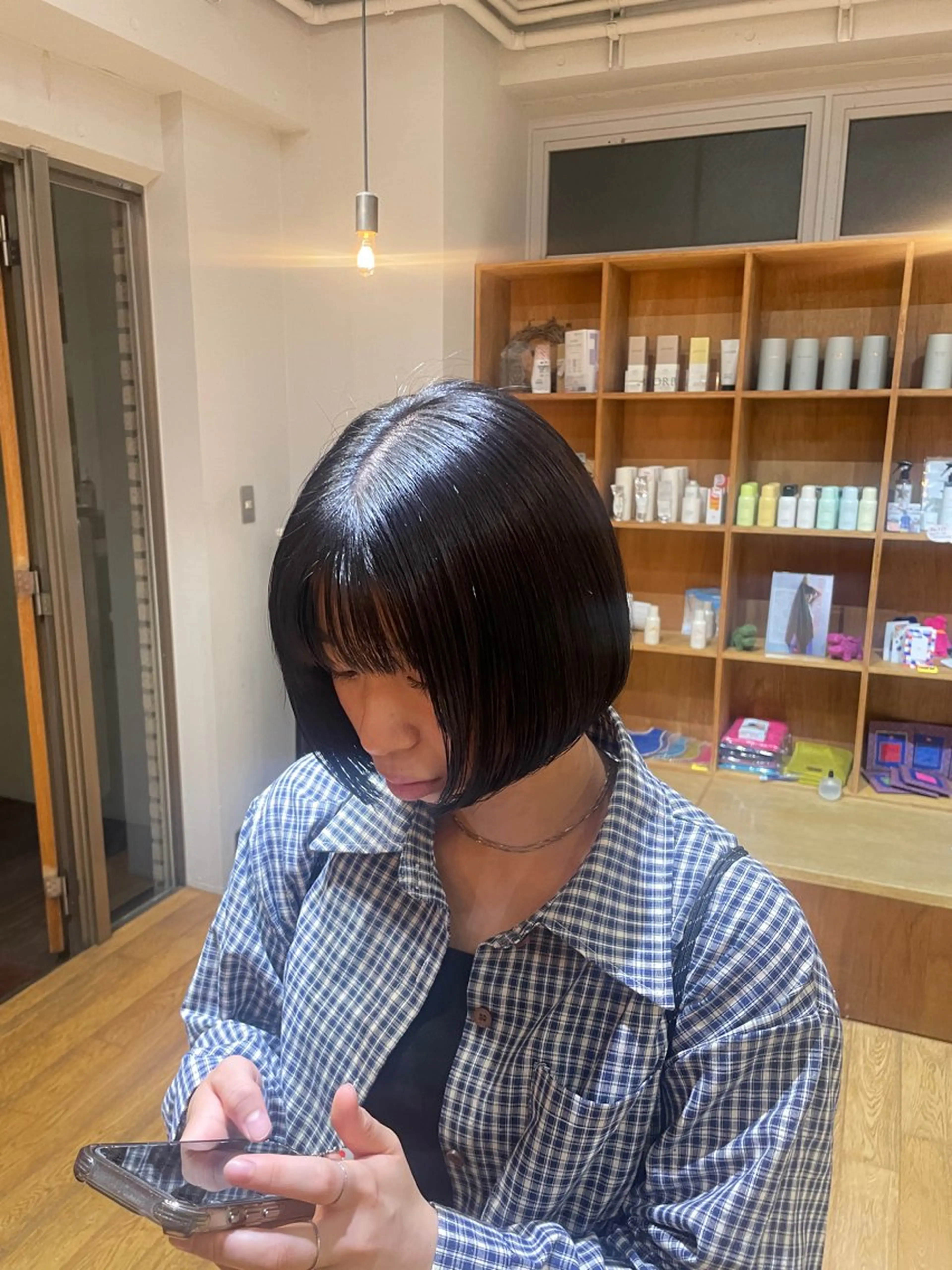 ショート ボブ カット ヘアカラー トリートメント mixパーマ/暖色 カラー/ひかるのヘアスタイル
