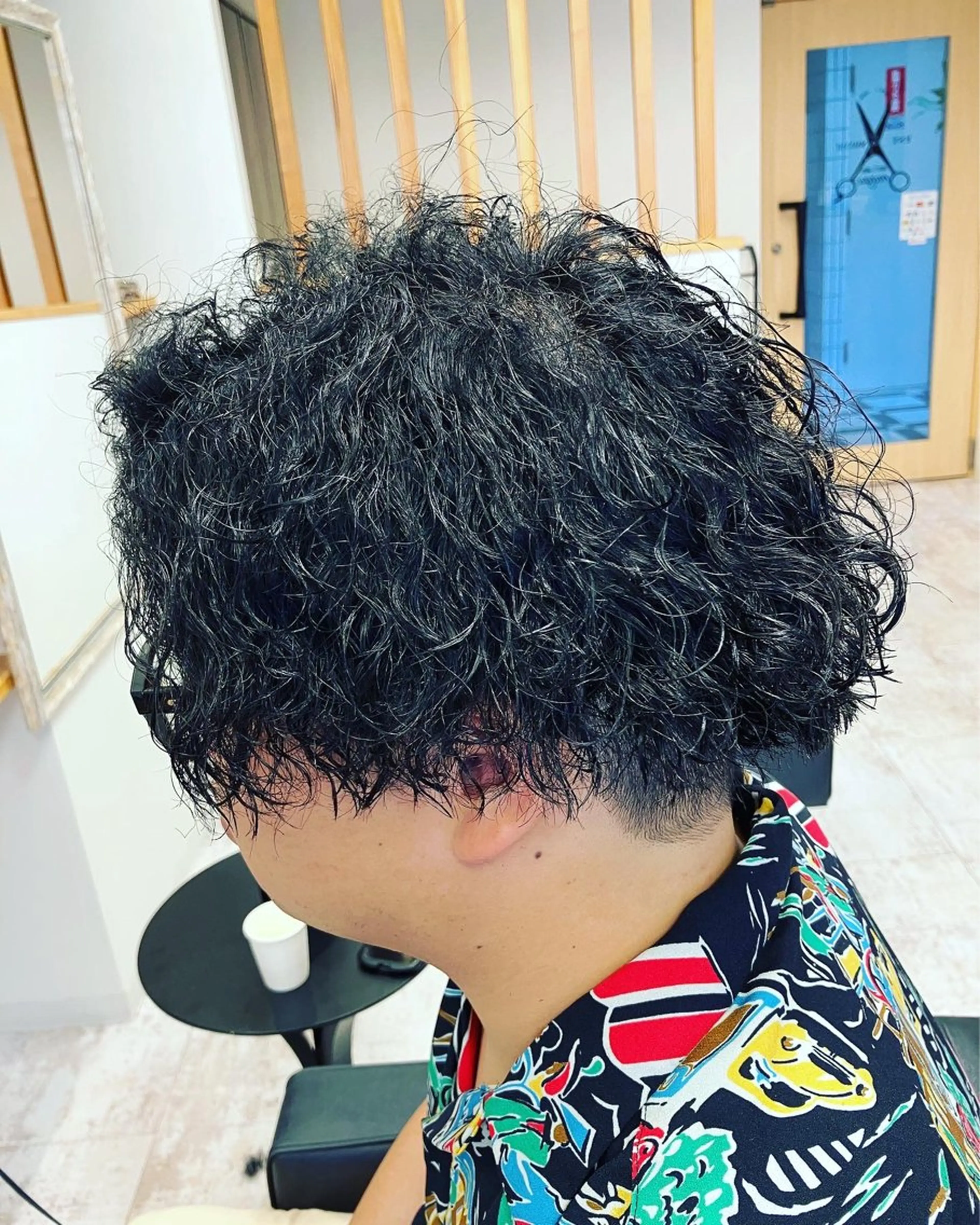 パーマ メンズ カット パーマ メンズ特化/パーマ/ フェードWATARUのヘアスタイル