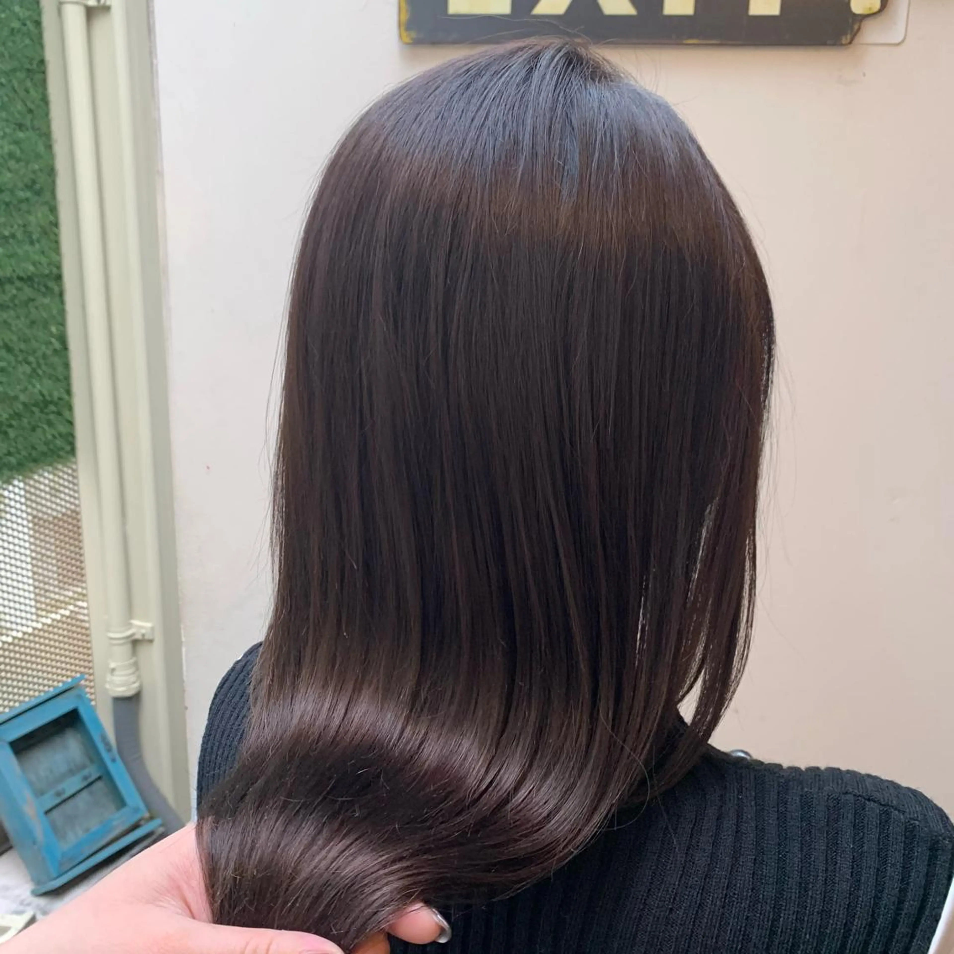セミロング カラー 髪質改善 LIBERTE所属・再現度&髪質改善 LISAのヘアスタイル