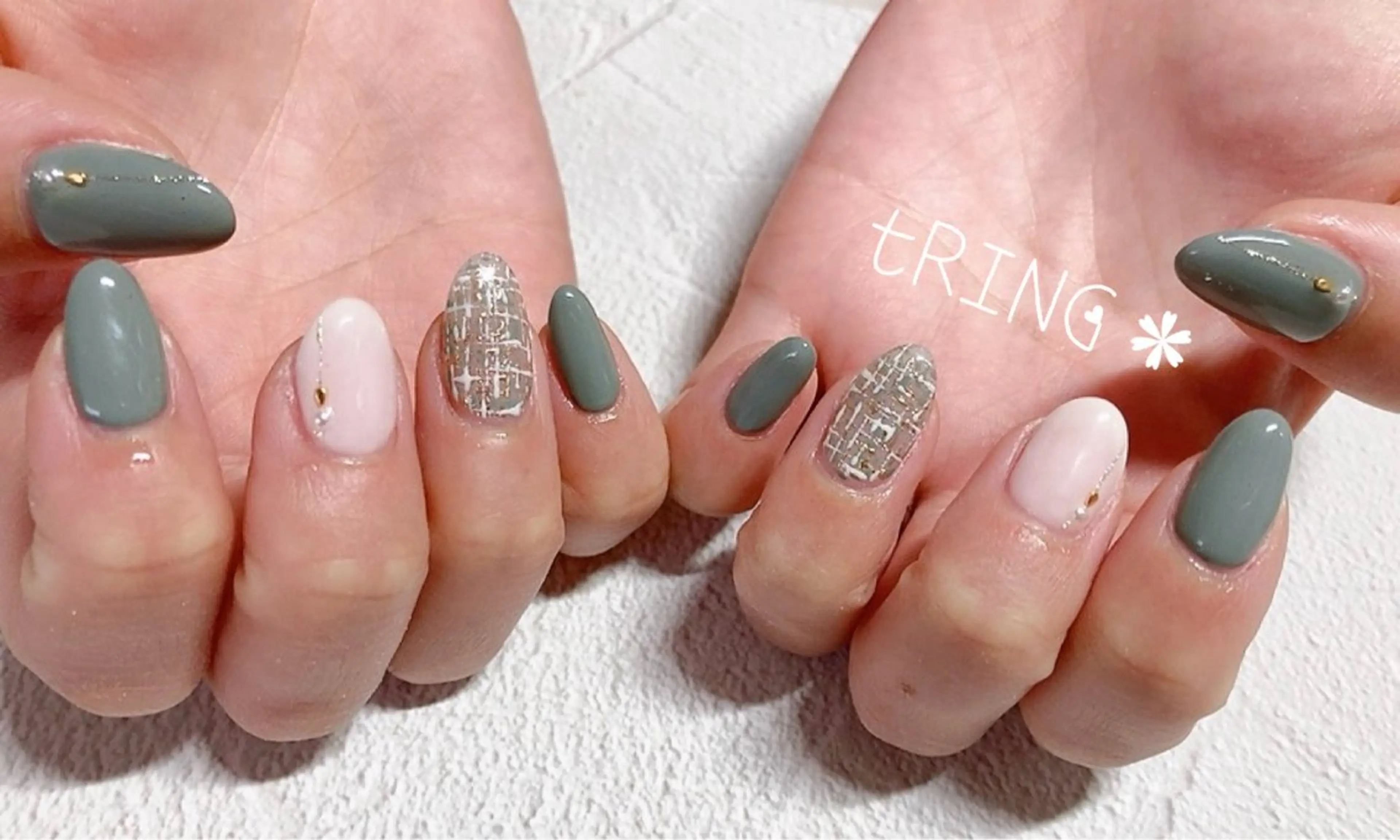 ネイル ハンドネイル tRING* しいの木台のネイルデザイン