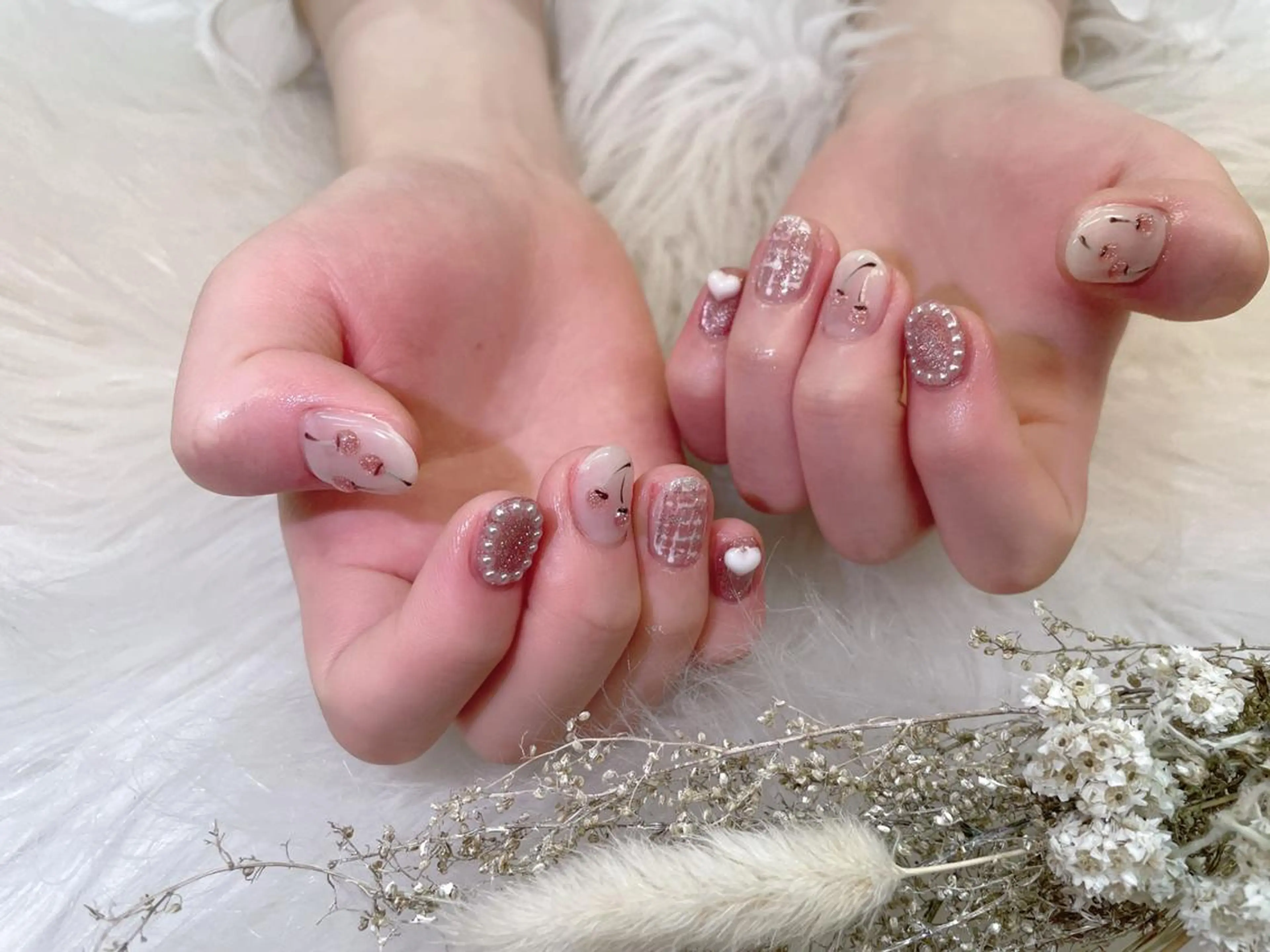 ネイル 🦋ネイルサロン ブラン🌈ゆりのネイルデザイン