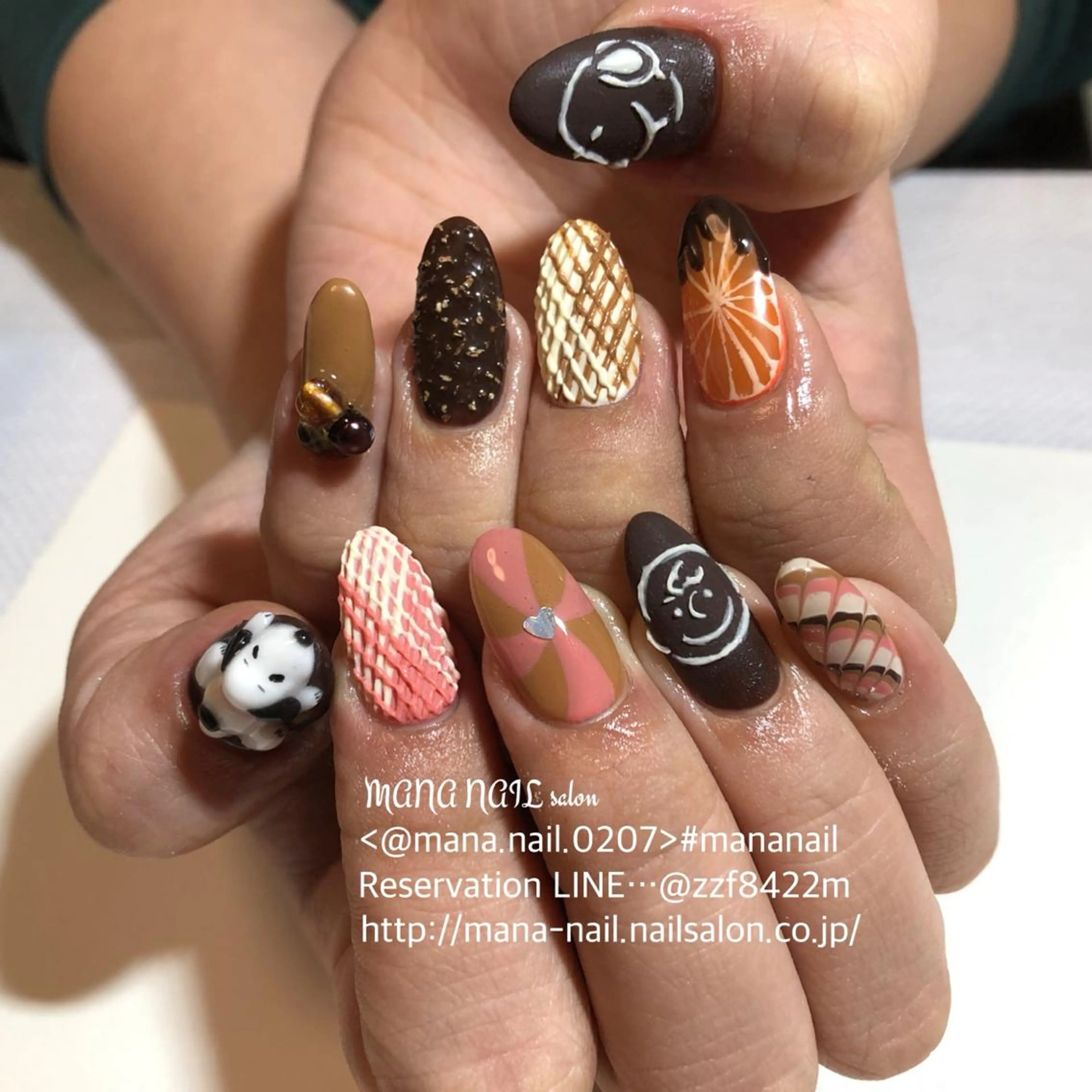 ネイル 長さ出し ジェルネイル 春ネイル 夏ネイル ネイルチップ 廣瀬 真奈美のネイルデザイン