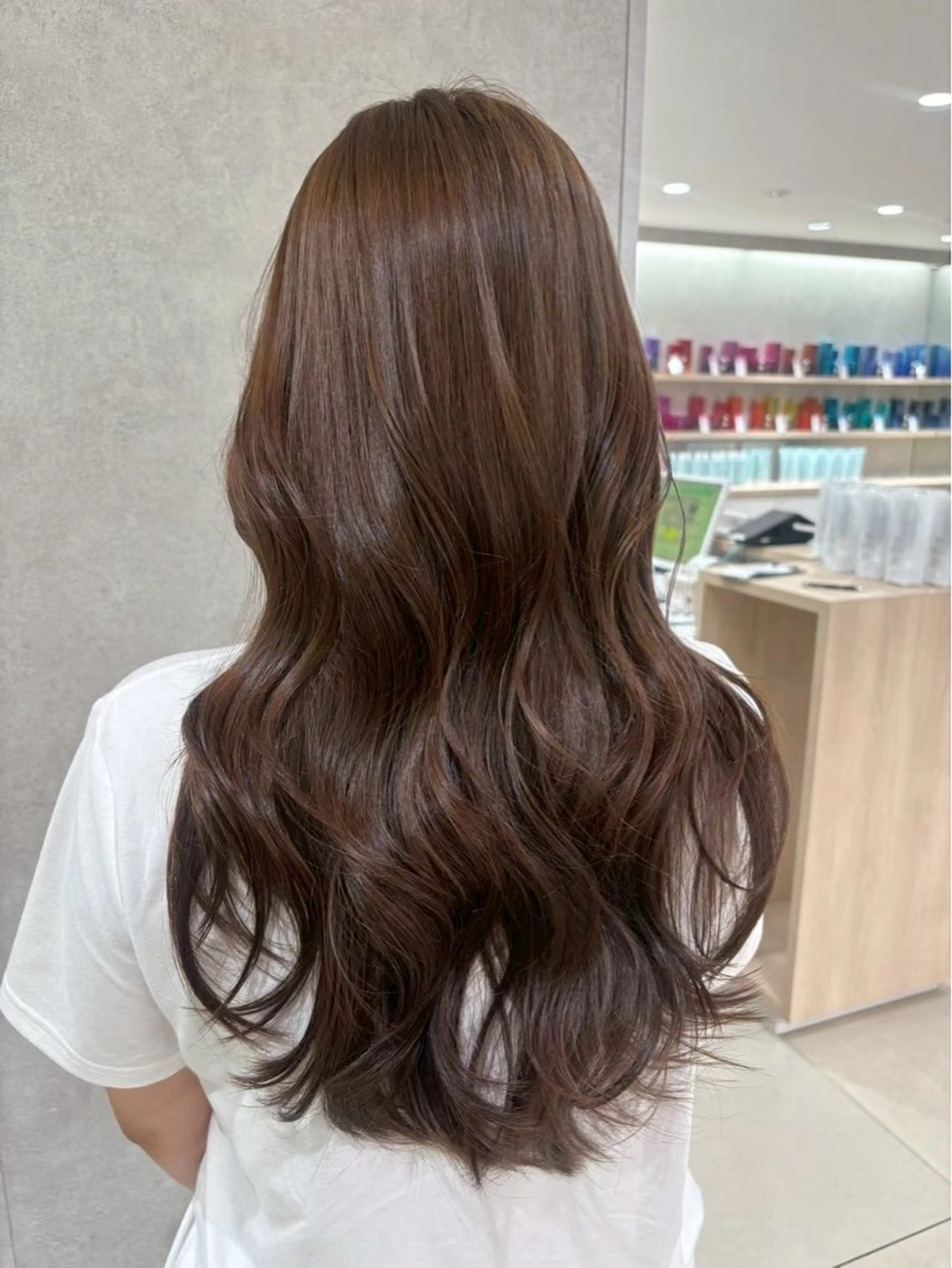 ロング ヘアカラー トリートメント 🍒カラー🍒 こばるのヘアスタイル
