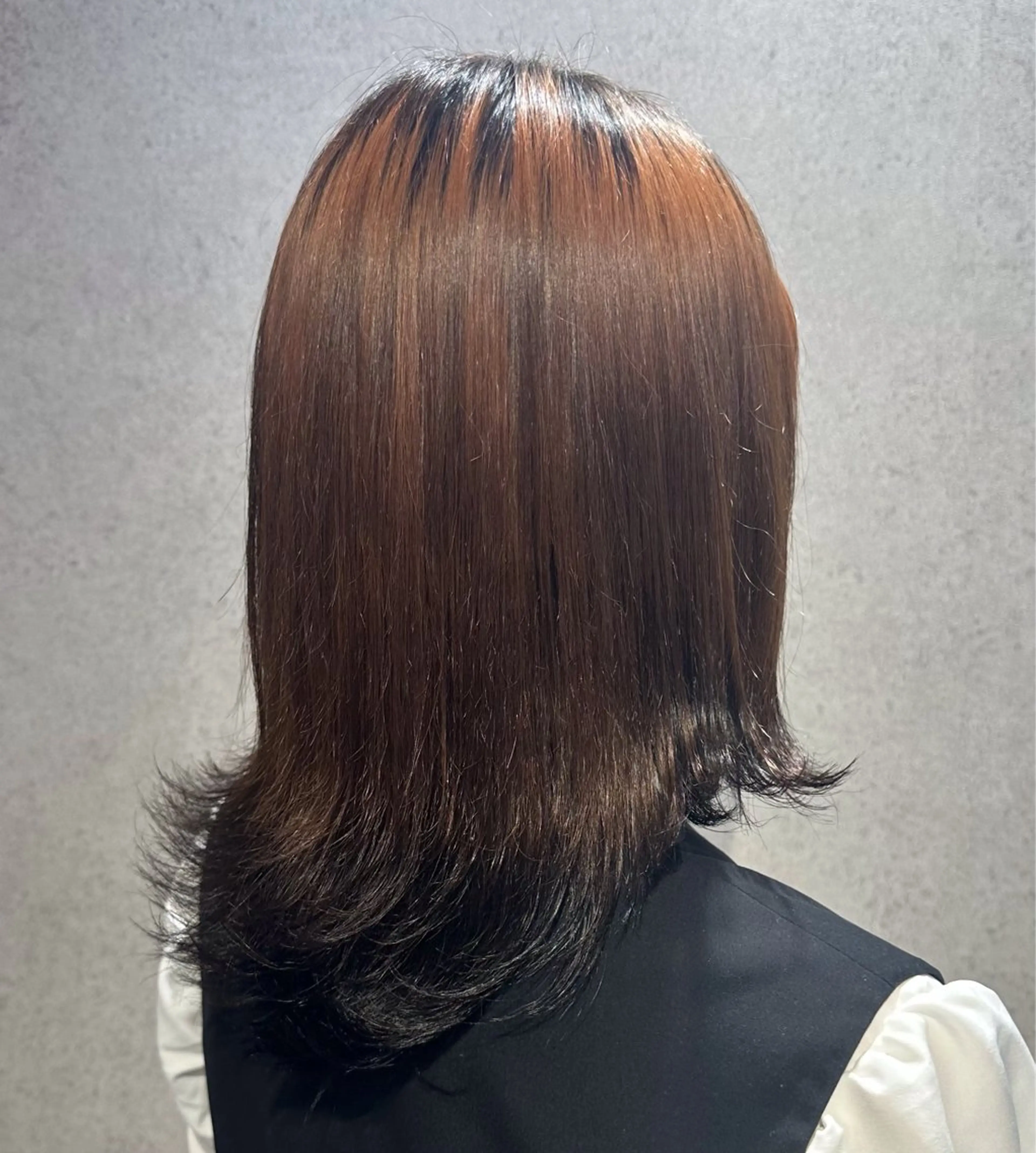 ミディアム パーマ ミディアムパーマ ストレートパーマ 縮毛矯正 ちさと/メンズ ショート/縮毛矯正のヘアスタイル