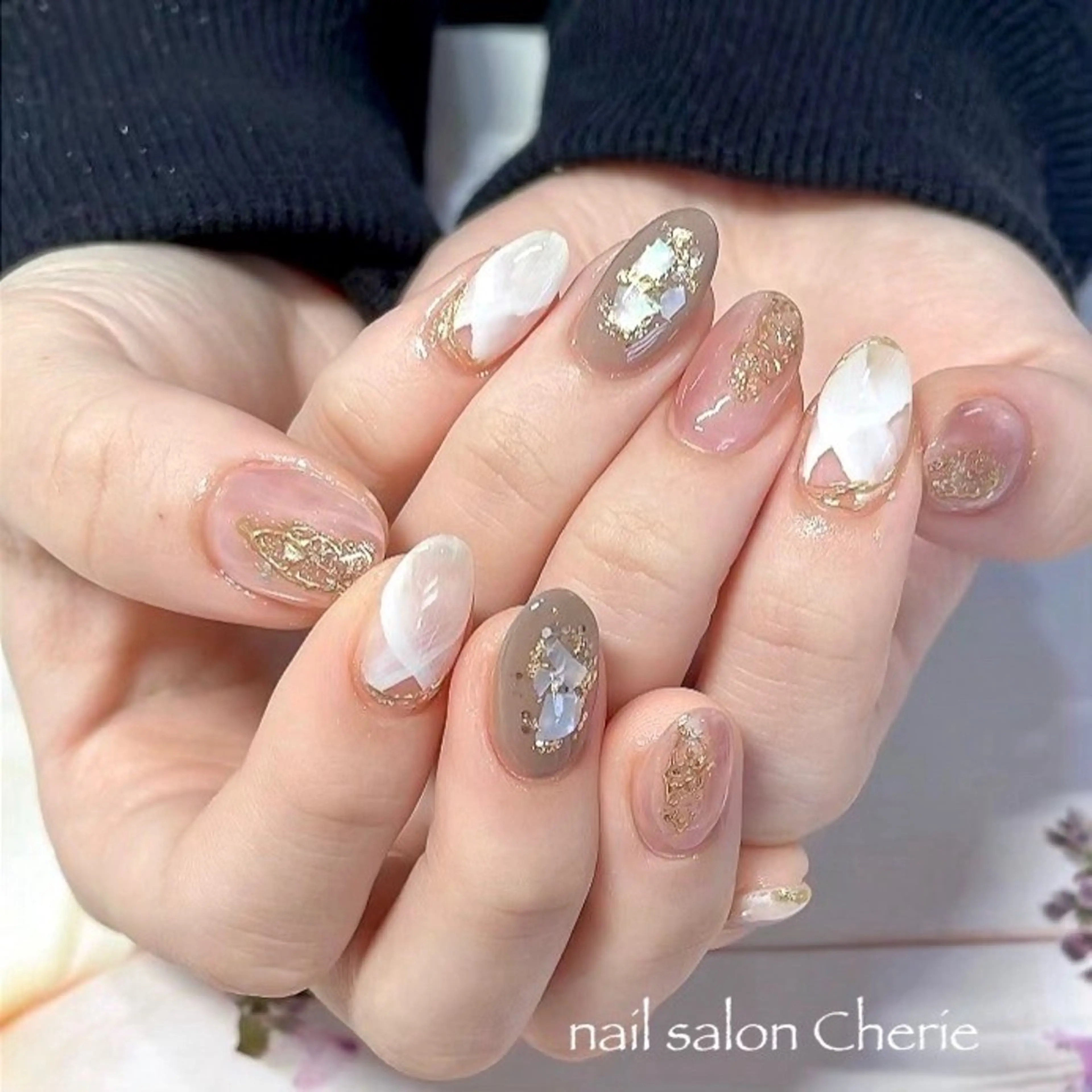 ネイル ハンドネイル nail salon Cherie ネイルサロン シェリー所属・nail salon Cherieのネイルデザイン