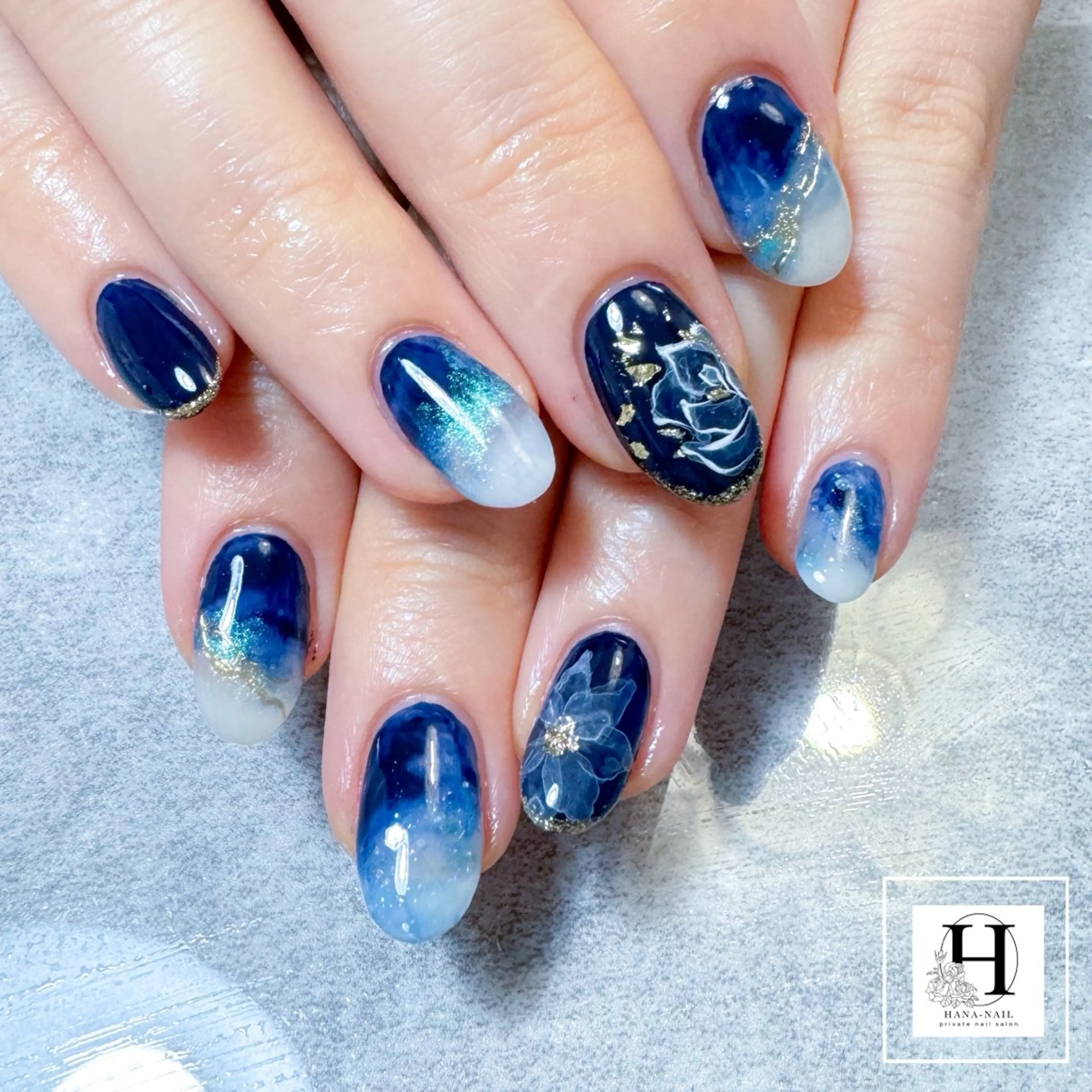 ネイル HANA-NAILハナネイル福山所属・Kao hana-nailのネイルデザイン