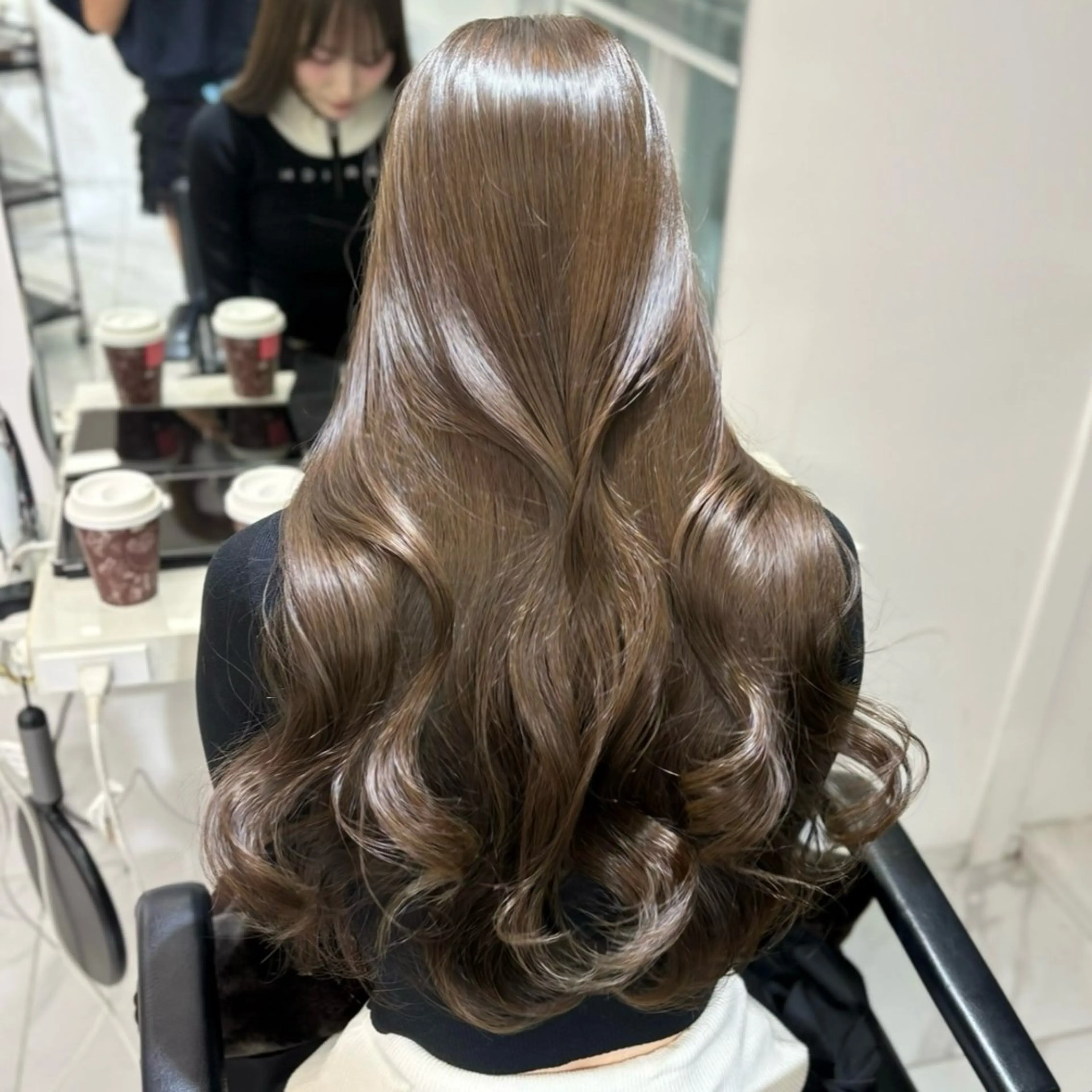 ロング カラー ダブルカラー ヘアカラー 上品韓国ヘア🩶艶髪 🩶渋谷/aoiのヘアスタイル