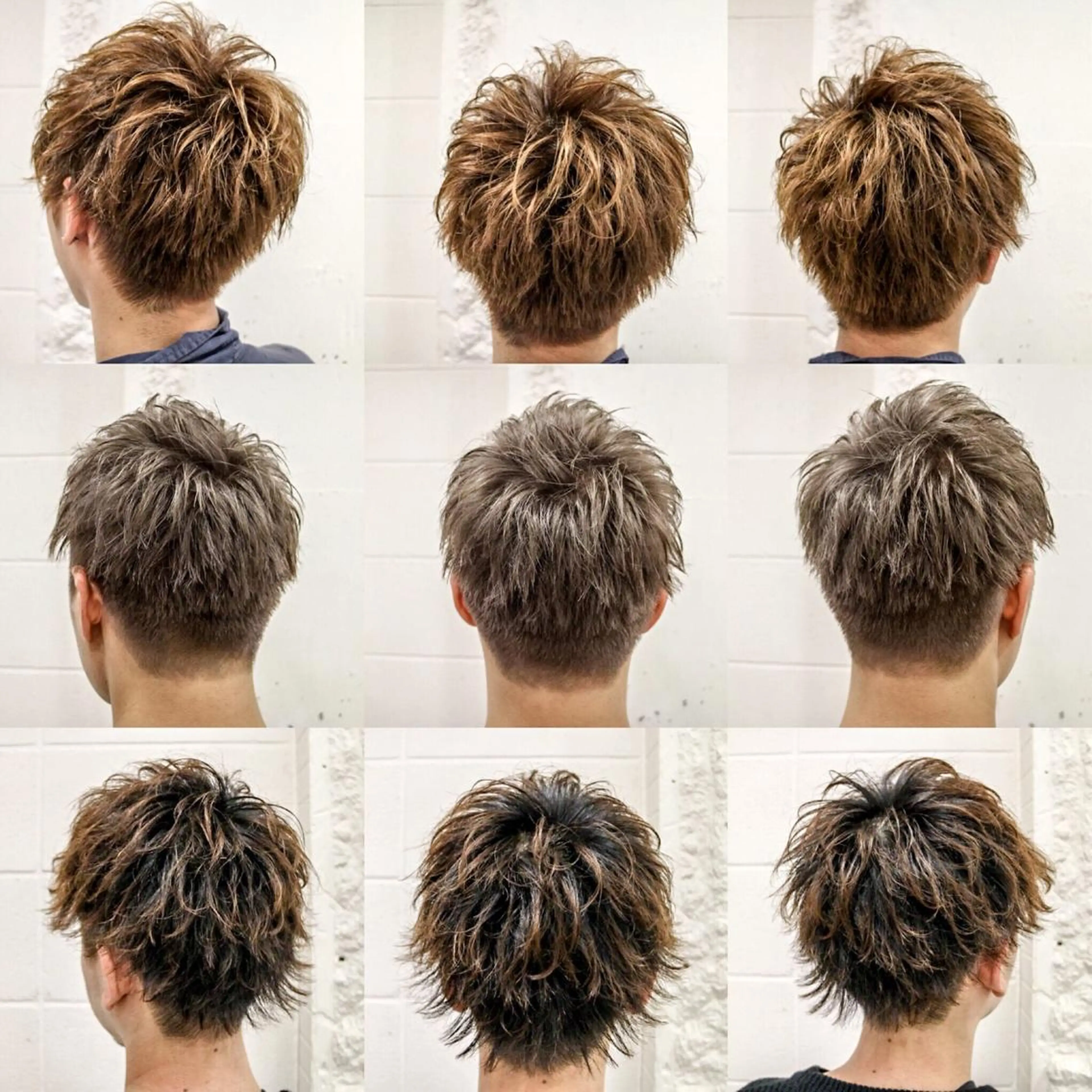 ショート カラー パーマ メンズ カット ヘアカラー トリートメント ヘアセット ⭐️口コミ5.0⭐️ 当日予約可能👌🏼のヘアスタイル