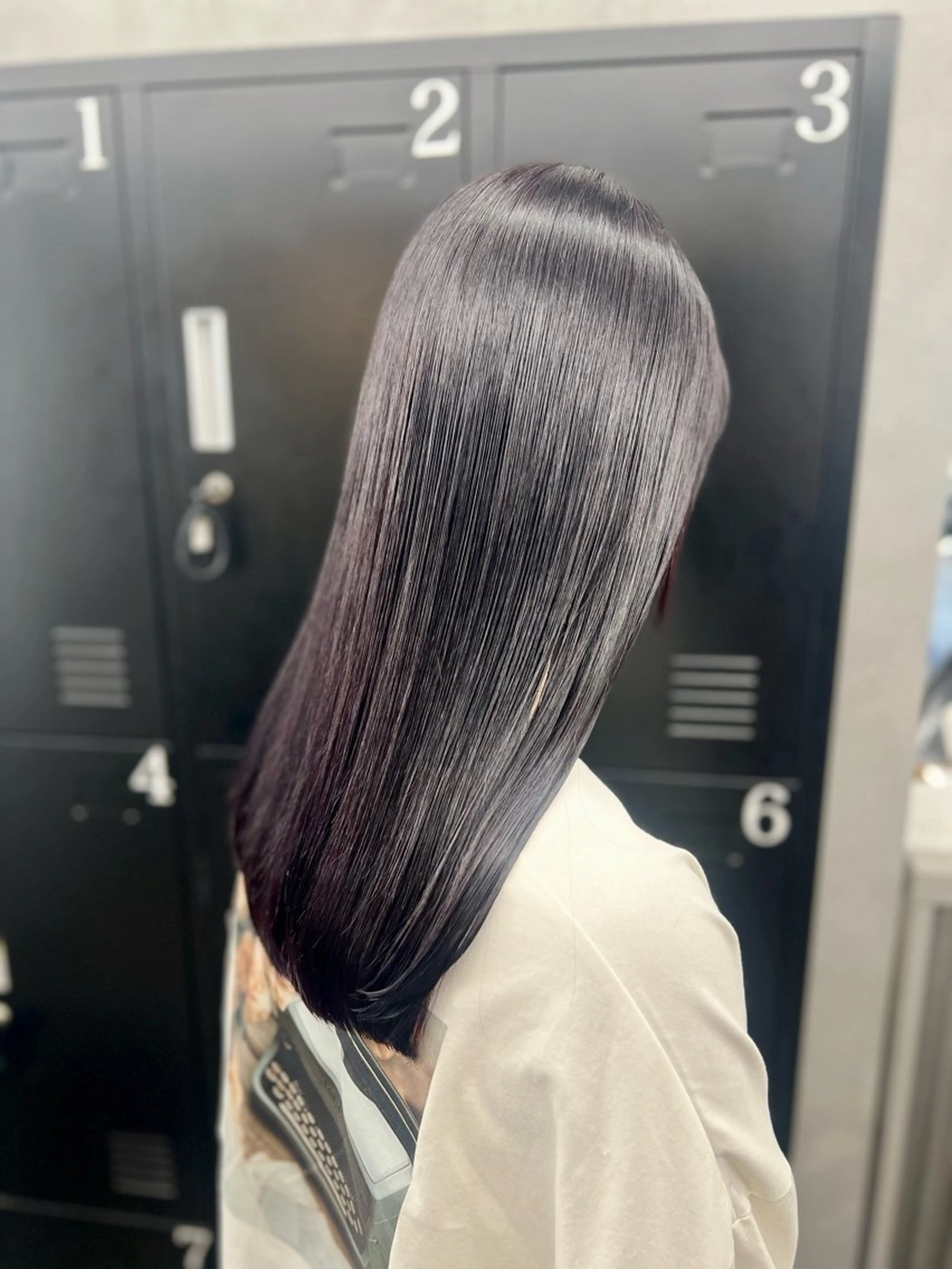 ロング カラー パープルカラー カット ヘアカラー トリートメント ADLLA.アドラ所属・ADLLA.新宿/ 艶髪/美髪/栗原🦋のヘアスタイル