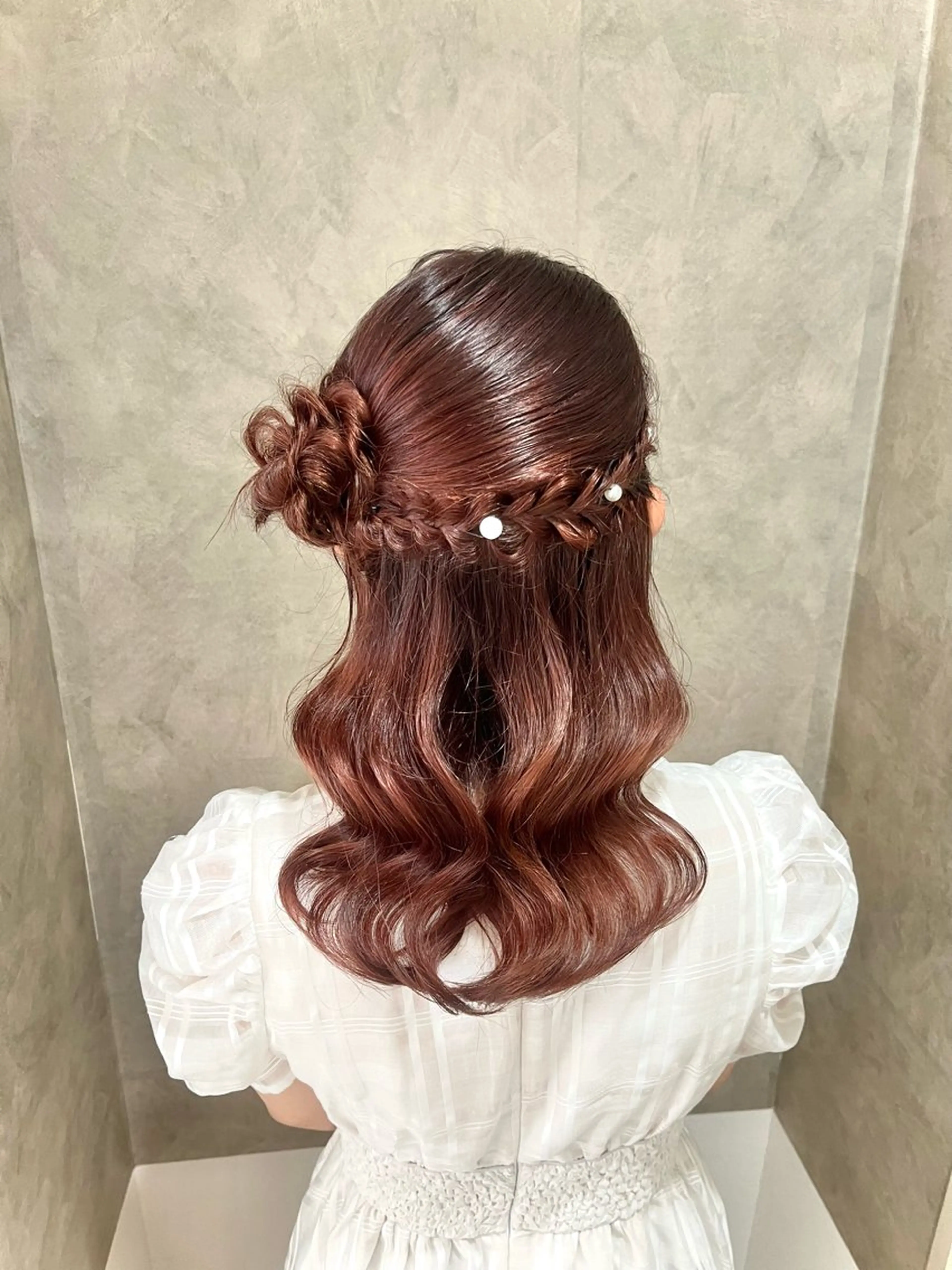 ヘアアレンジ 結婚式・ブライダル 髪飾り ヘアセット 推し活ヘア＊参列ヘア 💕ゆり🐈🐾のヘアスタイル