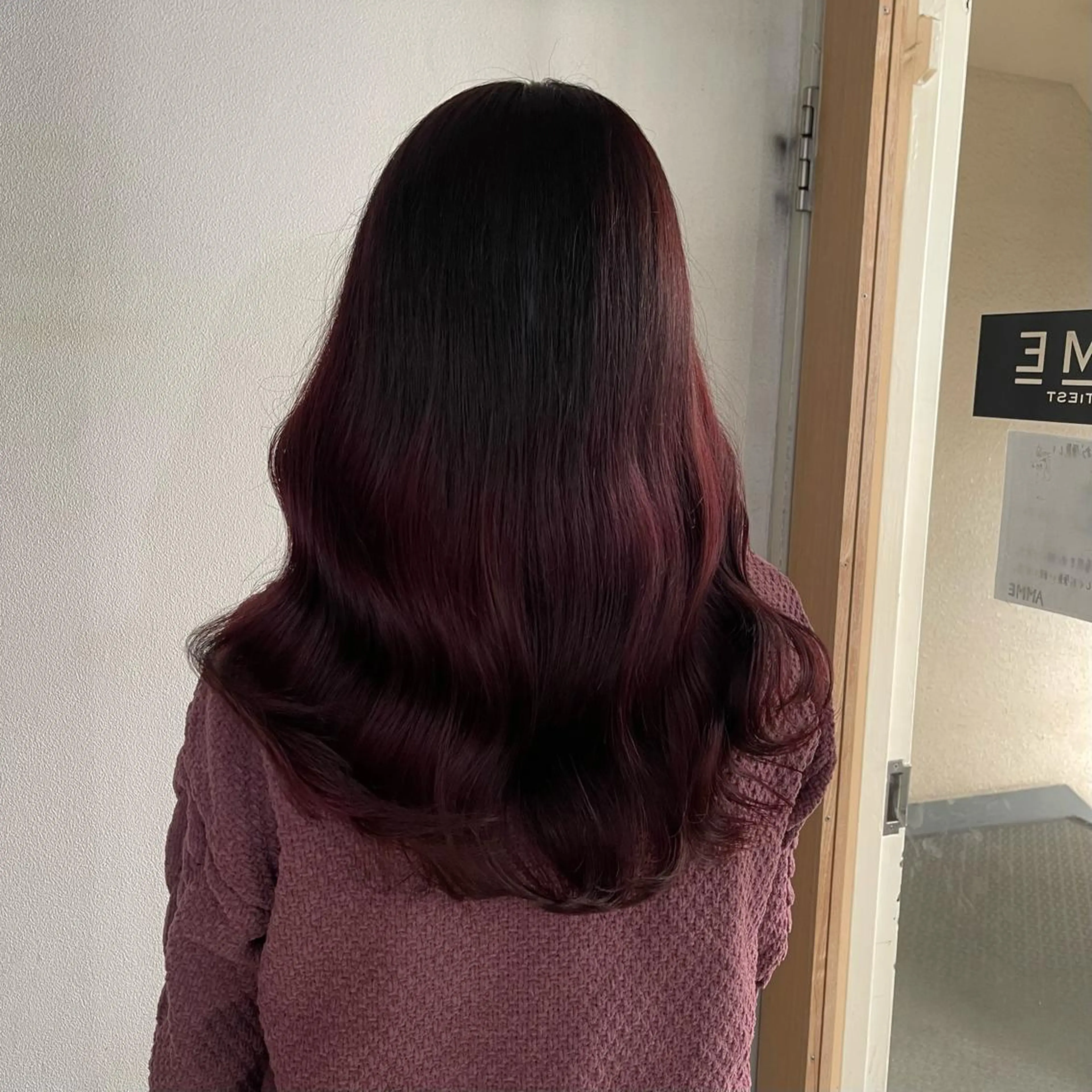 セミロング ヘアカラー トリートメント ナカヤマナナエ ♡のヘアスタイル