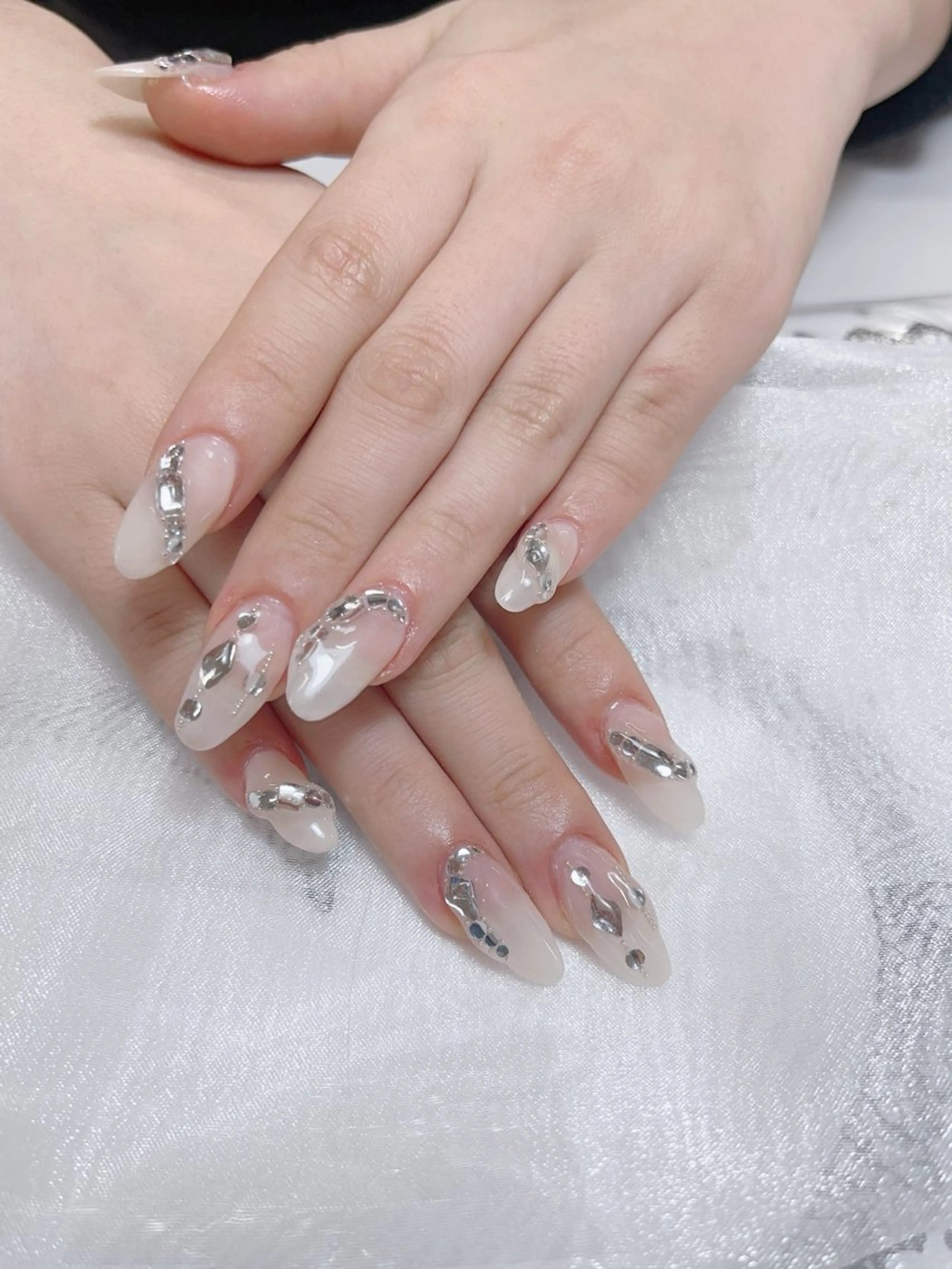 ネイル candy nail 韓国風ワンホンネイルのネイルデザイン