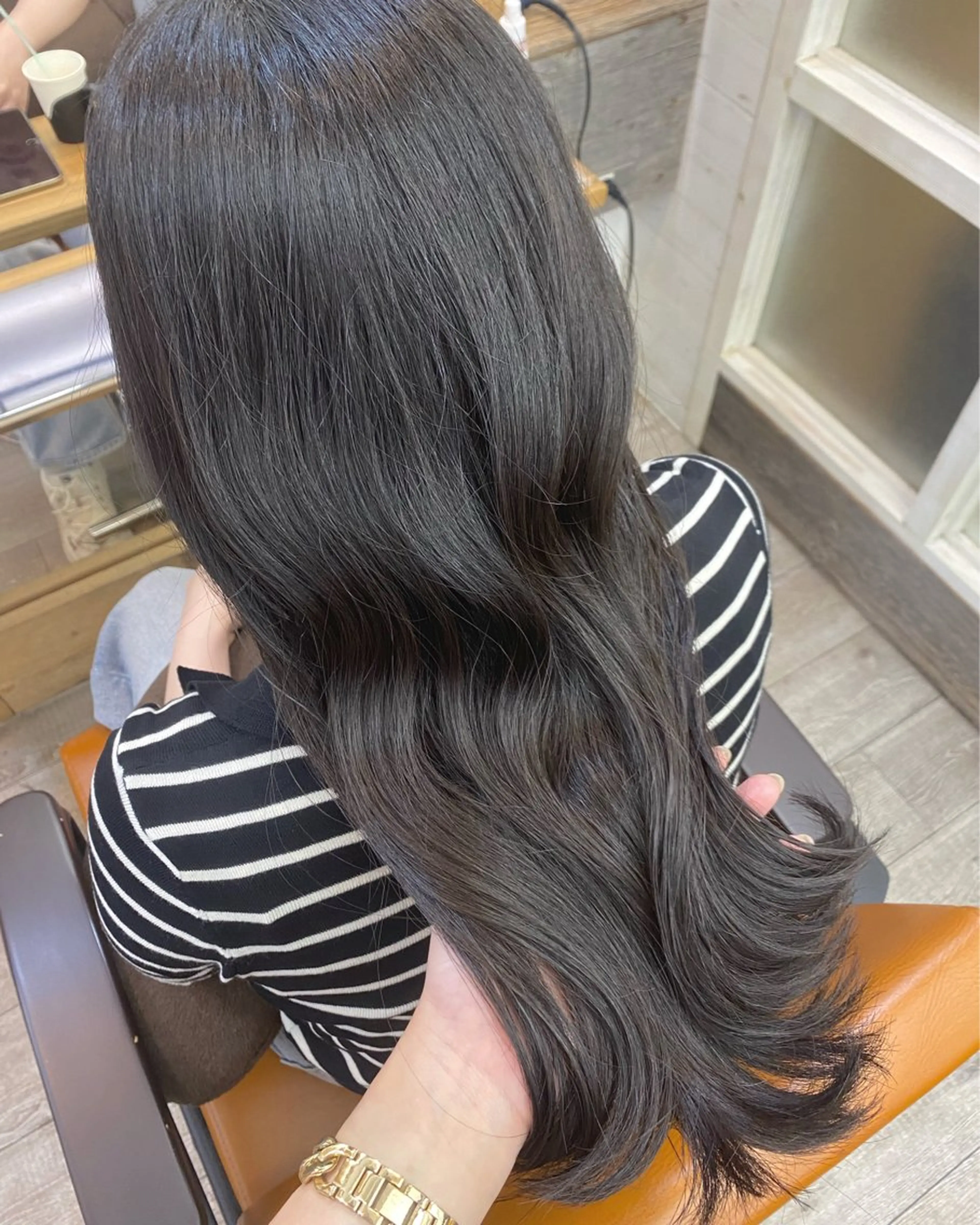 ロング カラー 広島/わかな/ヘア セット/オリーブのヘアスタイル
