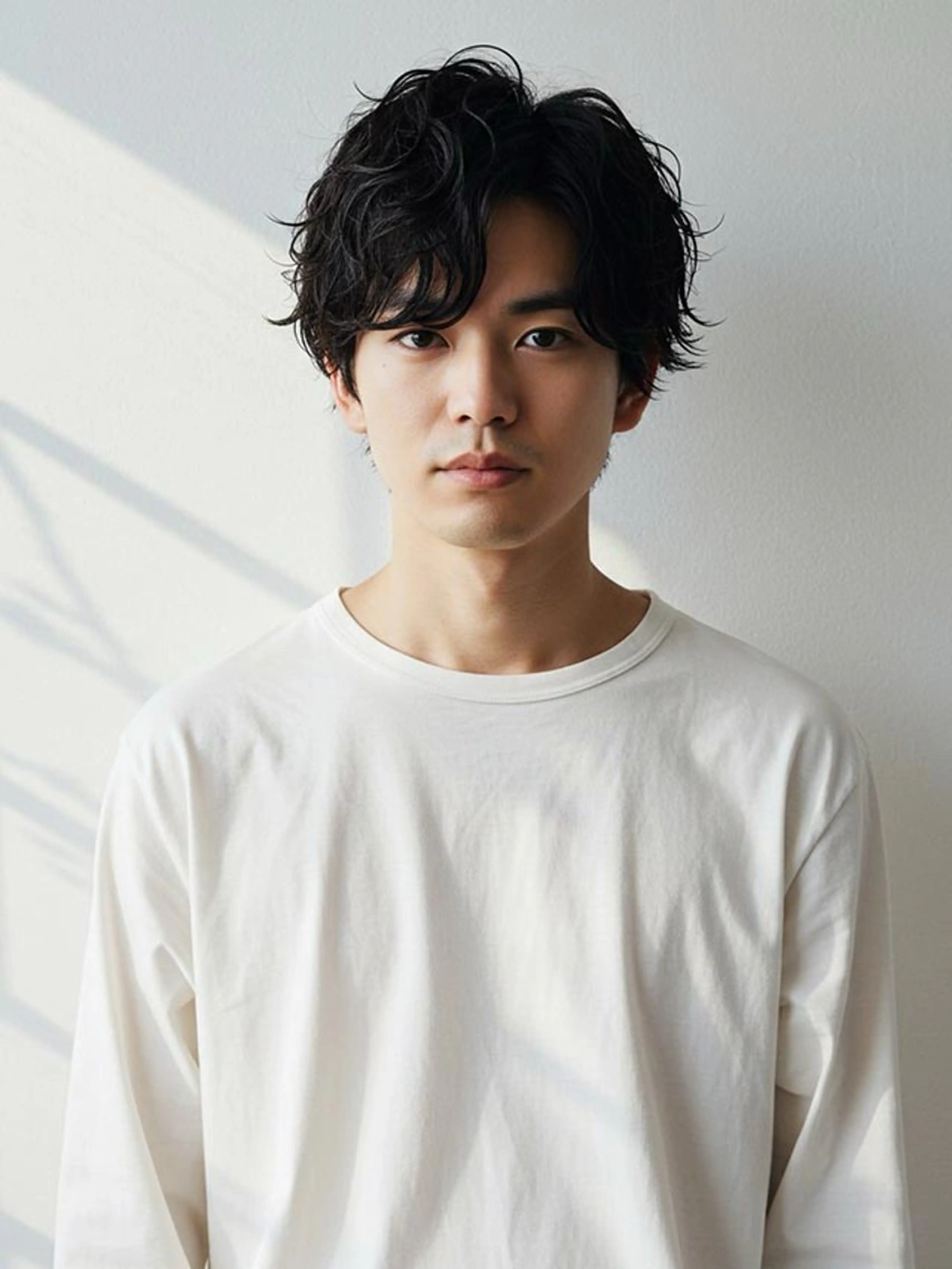 メンズ マッシュ カット パーマ 村田 淳のヘアスタイル
