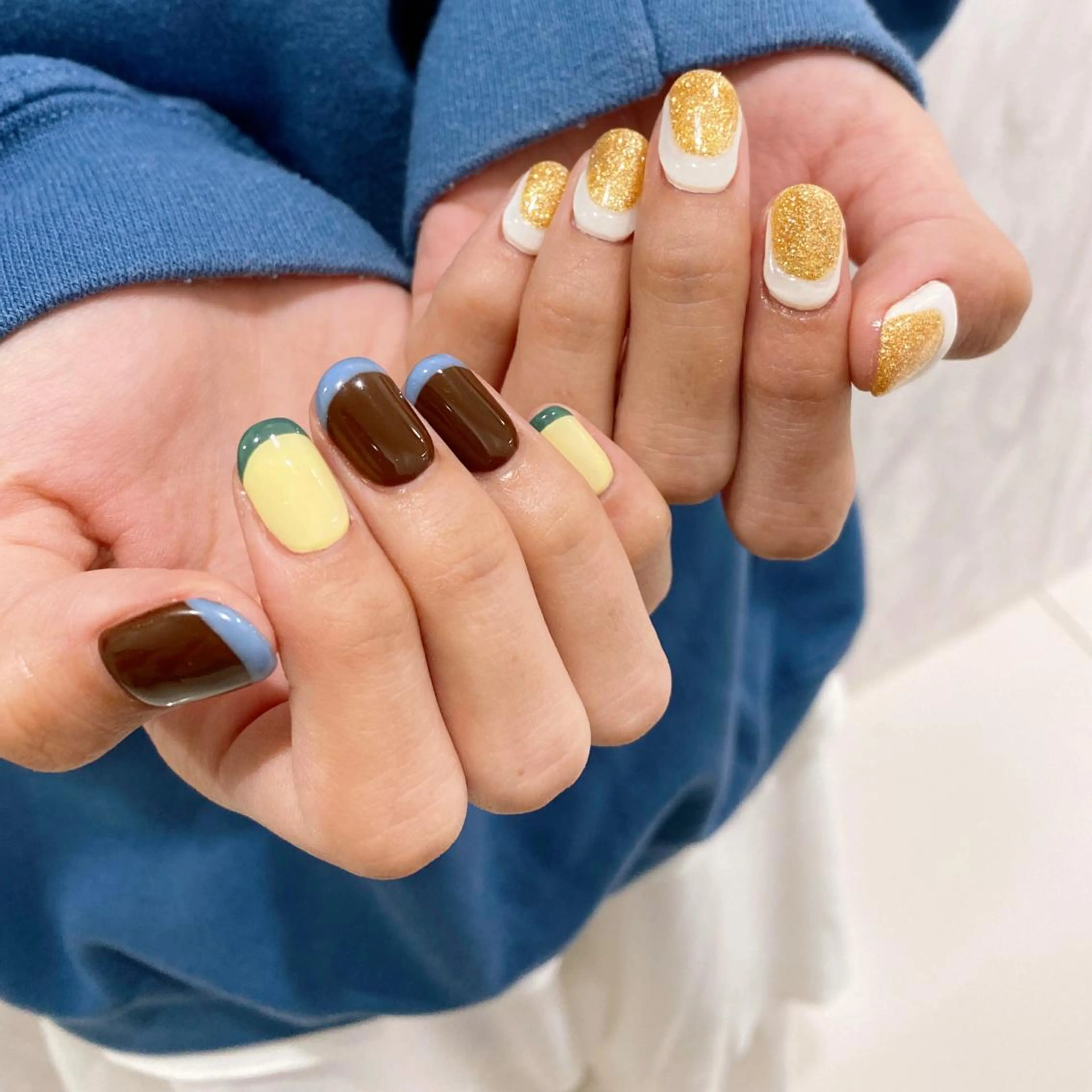ネイル フレンチネイル 巻き爪補正 Umber　Miyaのネイルデザイン