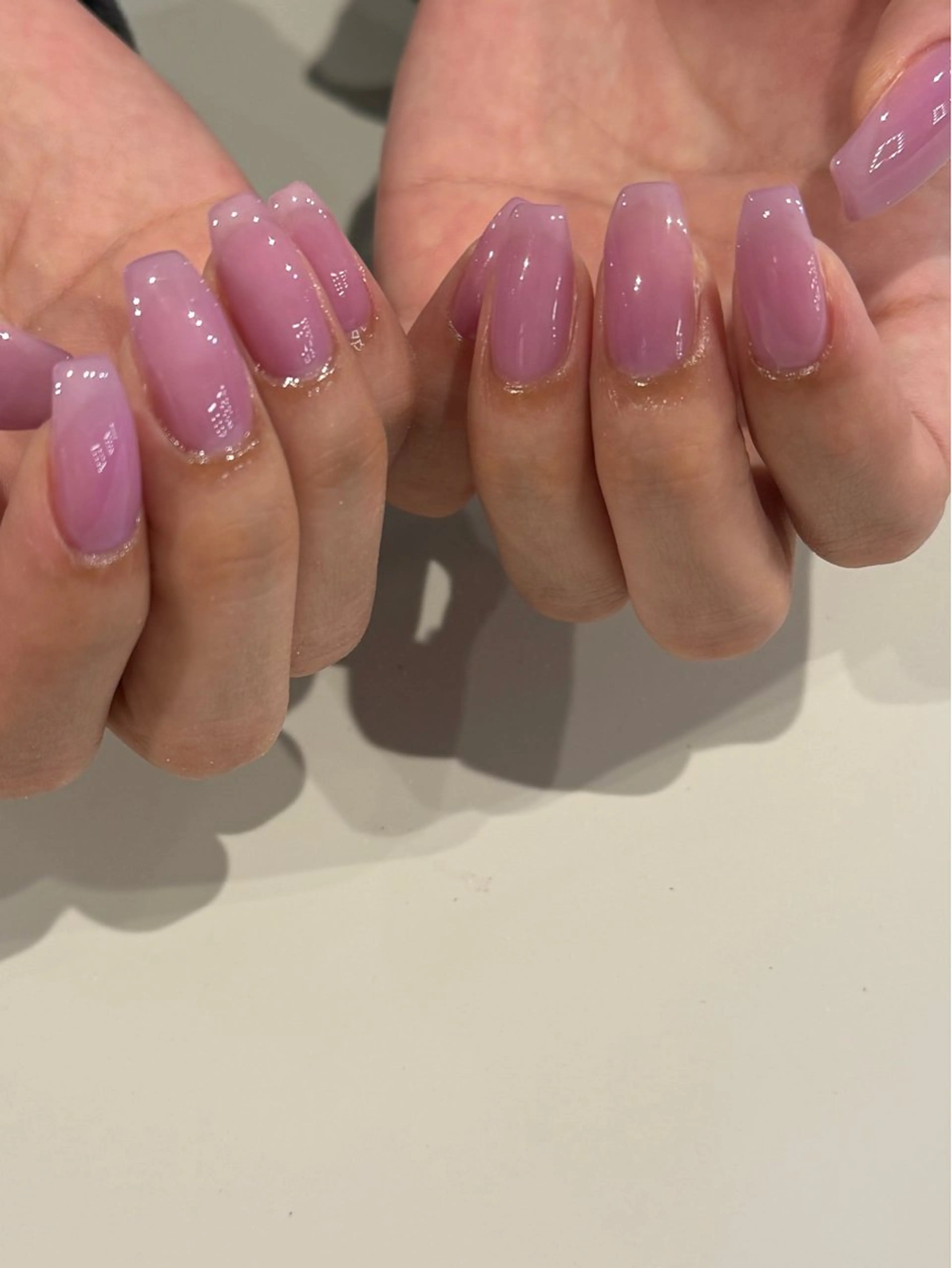 ネイル ワンカラーネイル ピンク ハンドネイル ikoi🫧 Kotomiのネイルデザイン