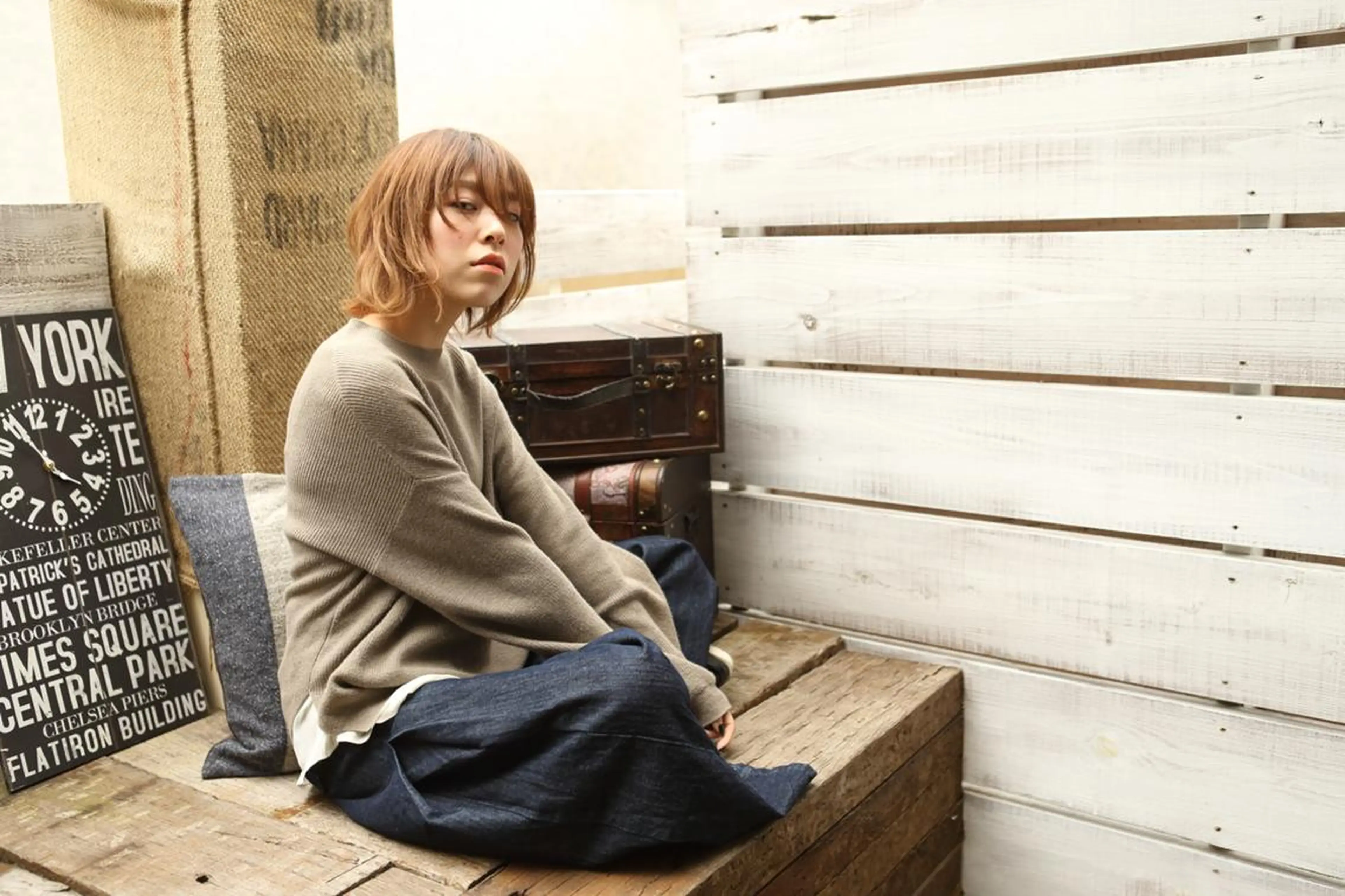 ショート アッシュ 髪質改善 トリートメント 髪質改善ストレート nao.c 田原台店のヘアスタイル