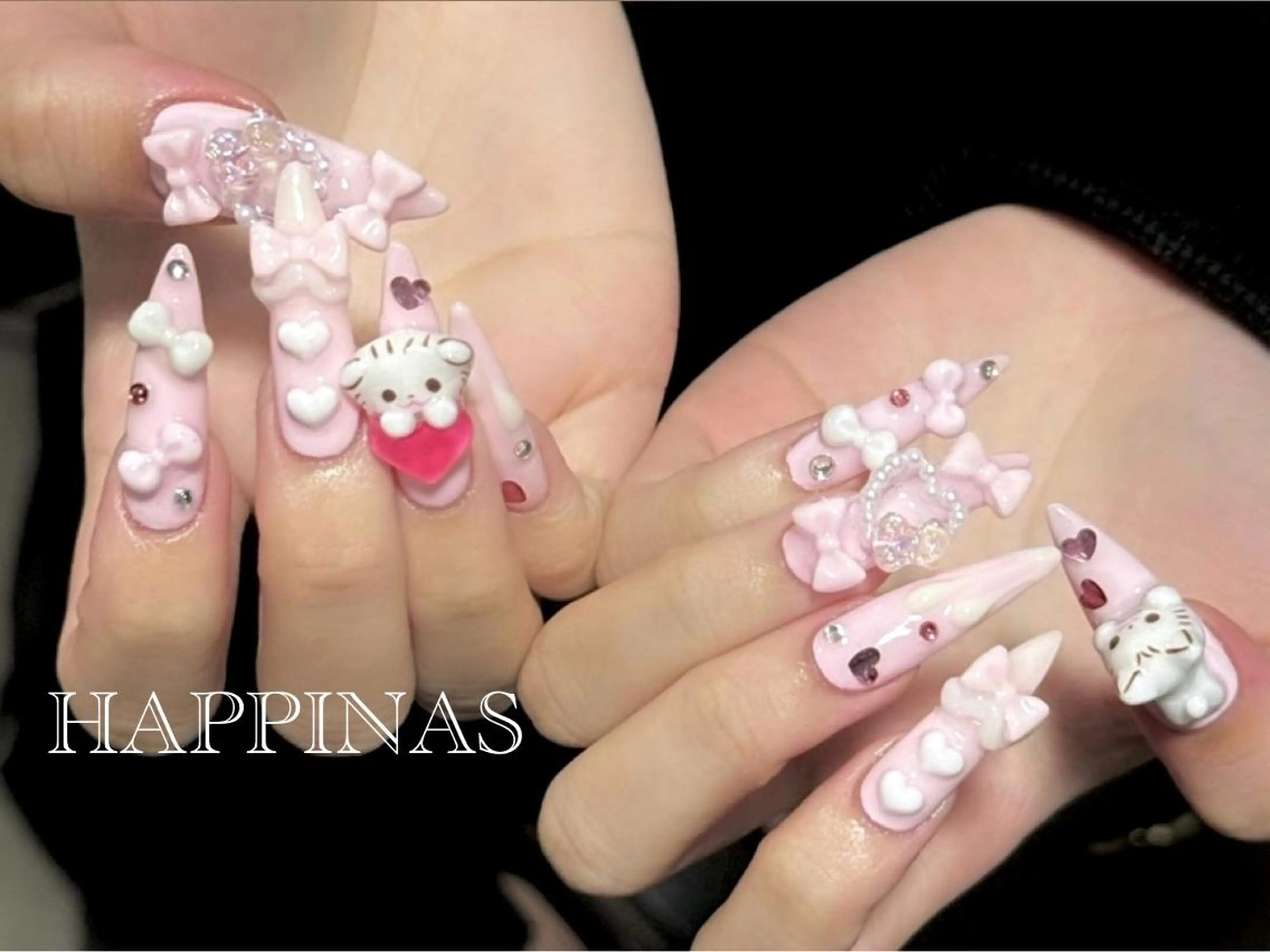 ネイル ハンドネイル HAPPINAS ののかのネイルデザイン