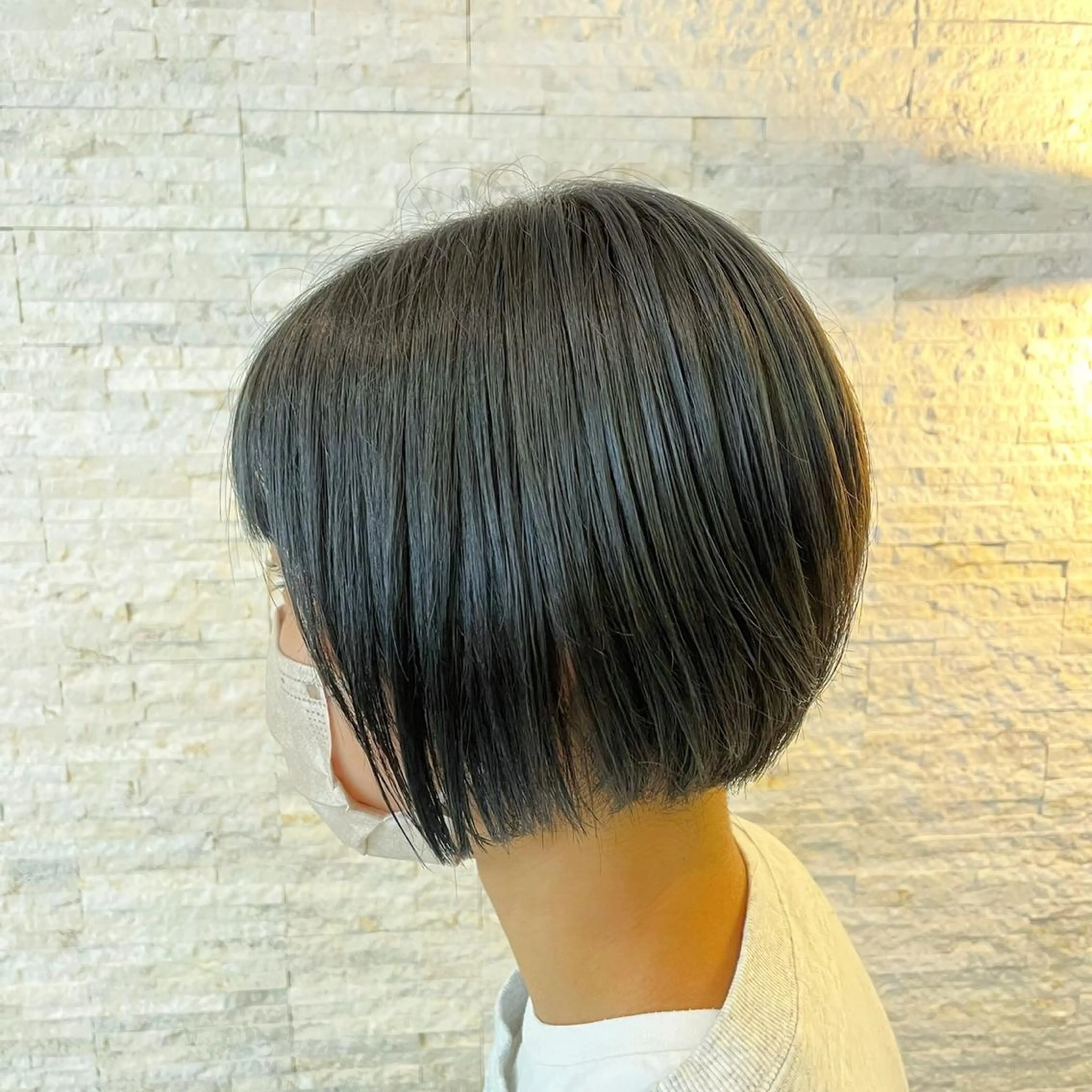 ショート ボブ ショートヘア RIKA💙パーマ 艶カラー💙のヘアスタイル