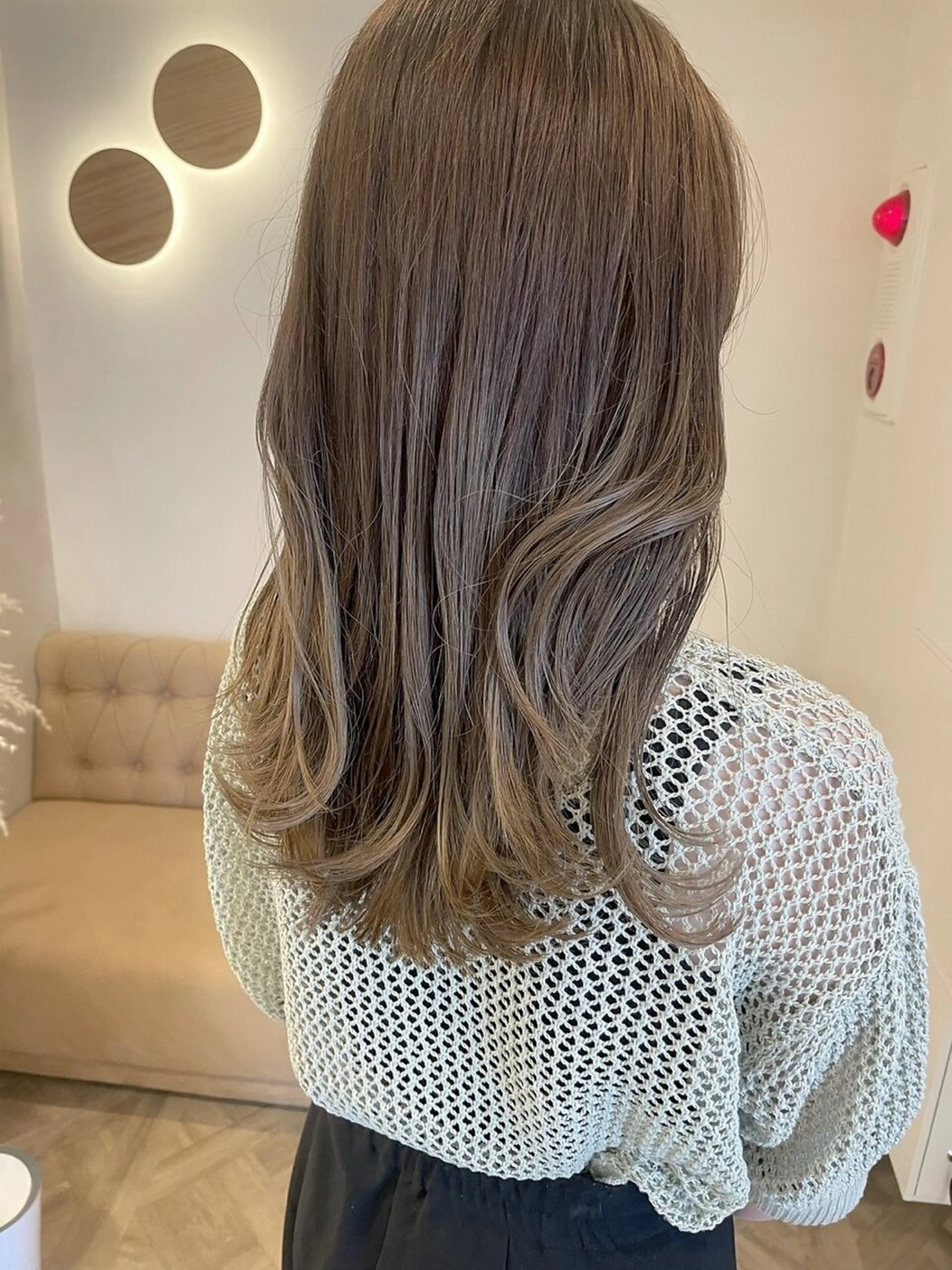 カラー ベージュカラー 透明感カラー rino カットモデル/名古屋のヘアスタイル