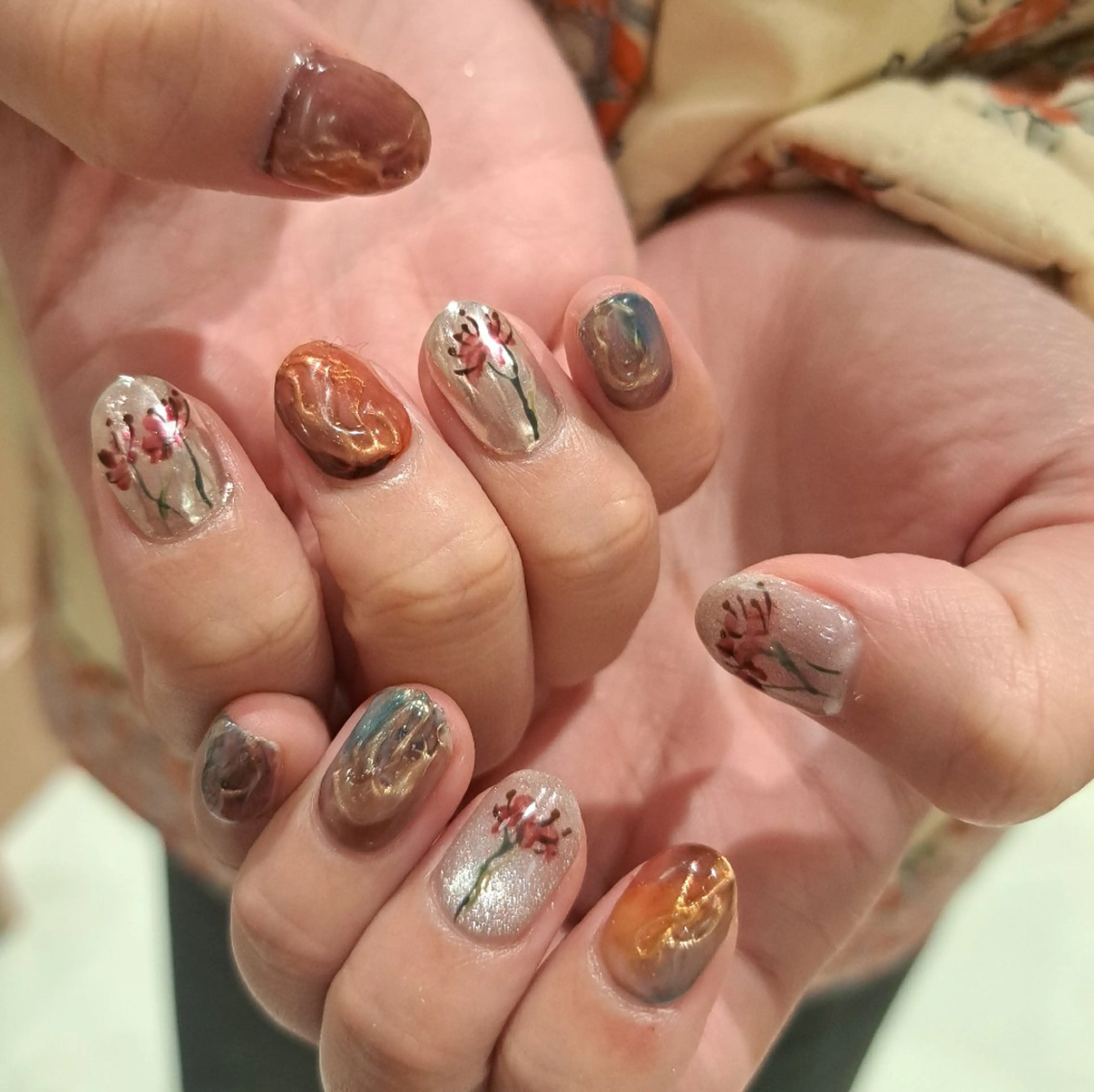 ネイル アートネイル ジェルネイル 持ち込み ニュアンスネイル Nail mood /アートし放題のネイルデザイン