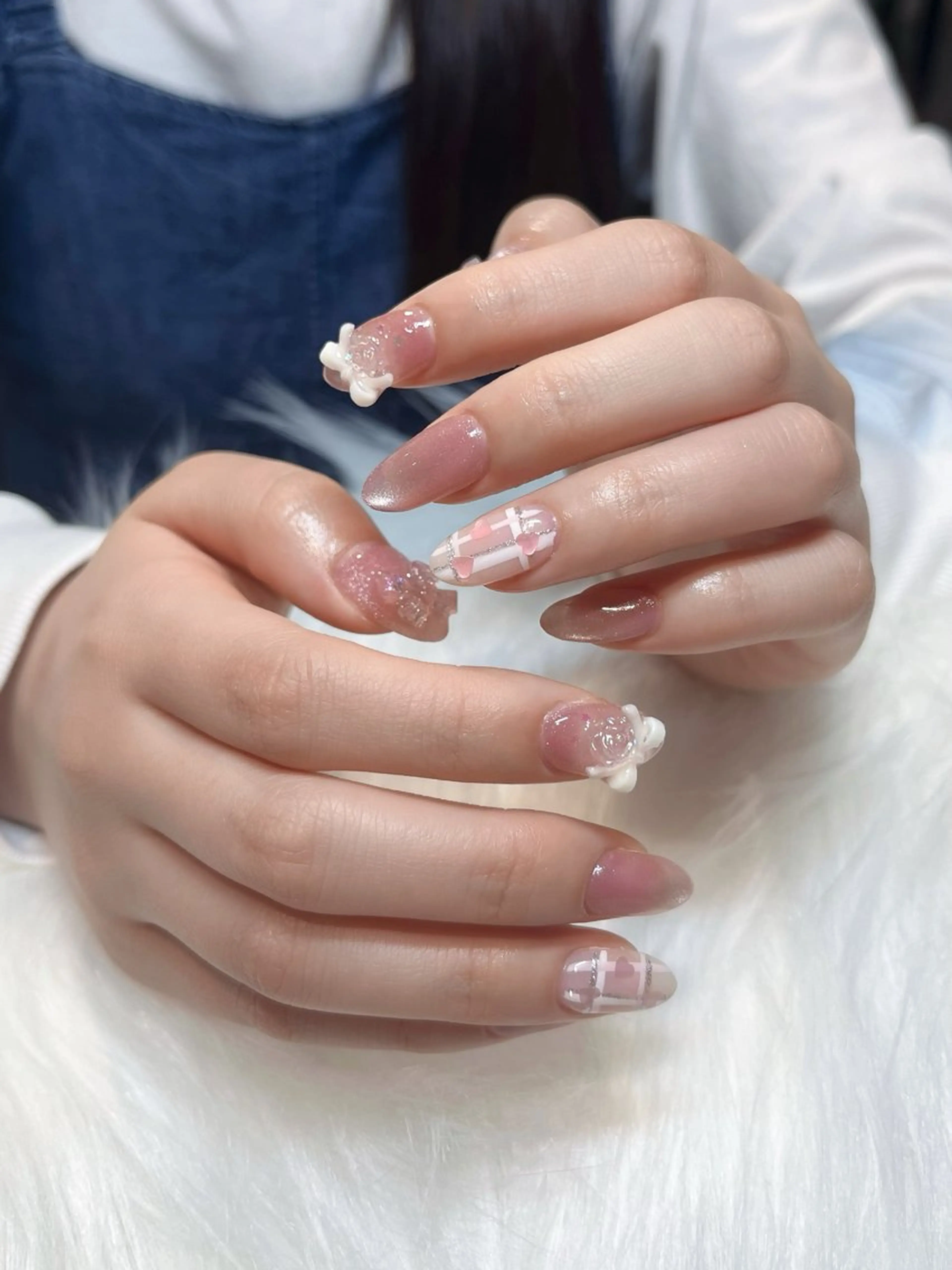 ネイル マグネットネイル ハンドネイル KOKONA 🎀のネイルデザイン