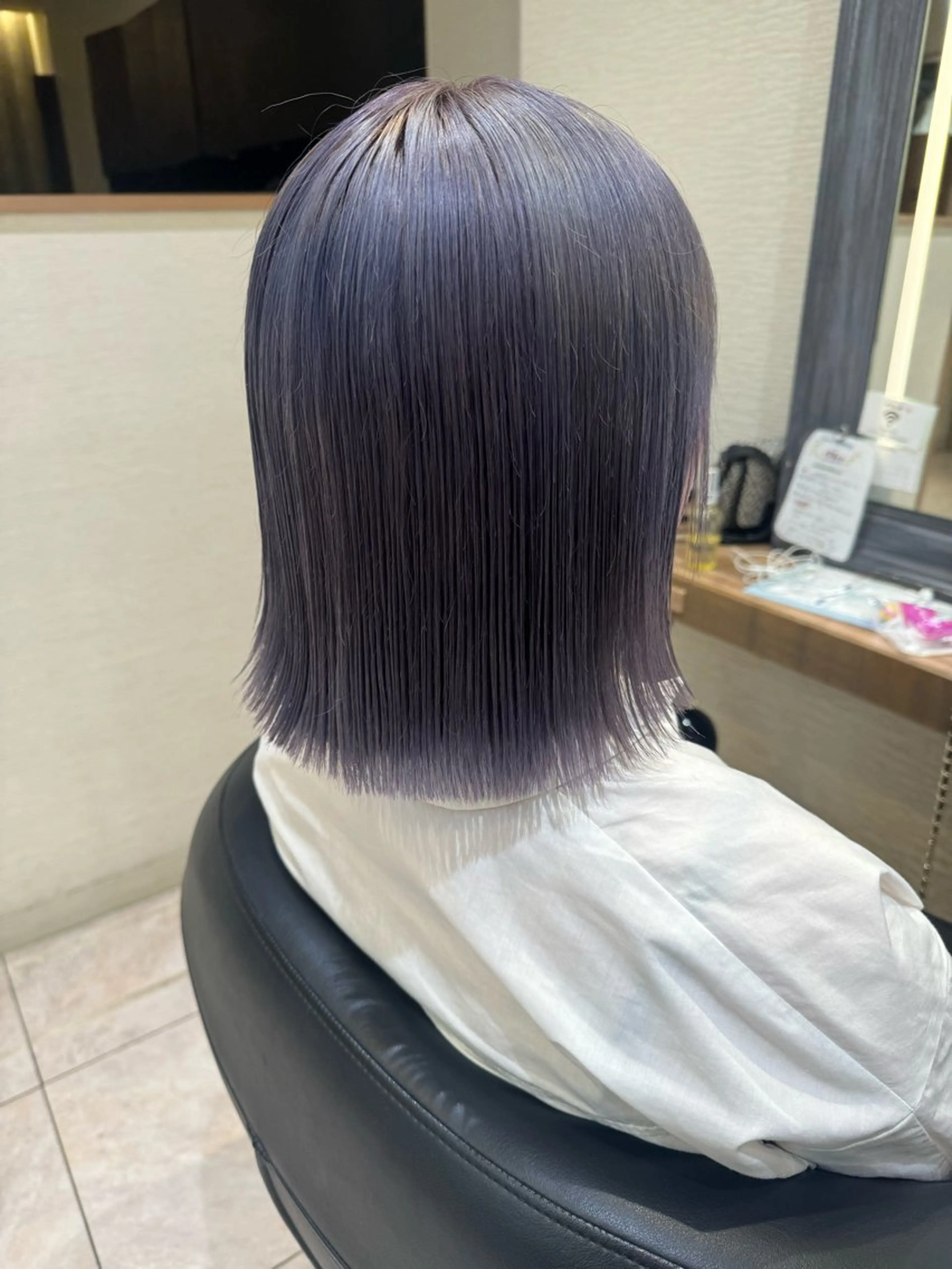 カラー ヘアカラー トリートメント ハイトーン／アレンジ 🩵NANAMIのヘアスタイル