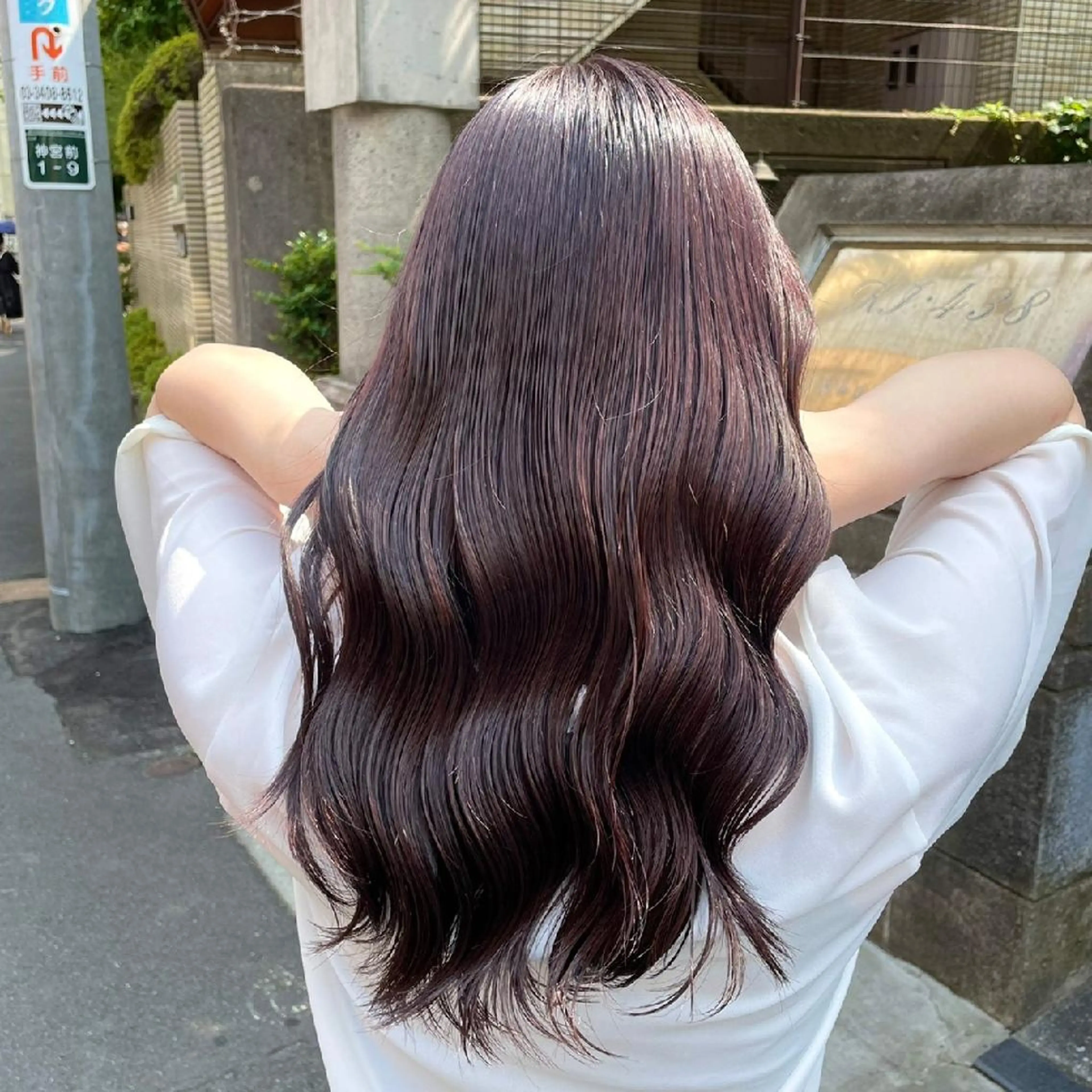 カラー ⭕鏡のような劇艶に ⭕️賀川サトシのヘアスタイル