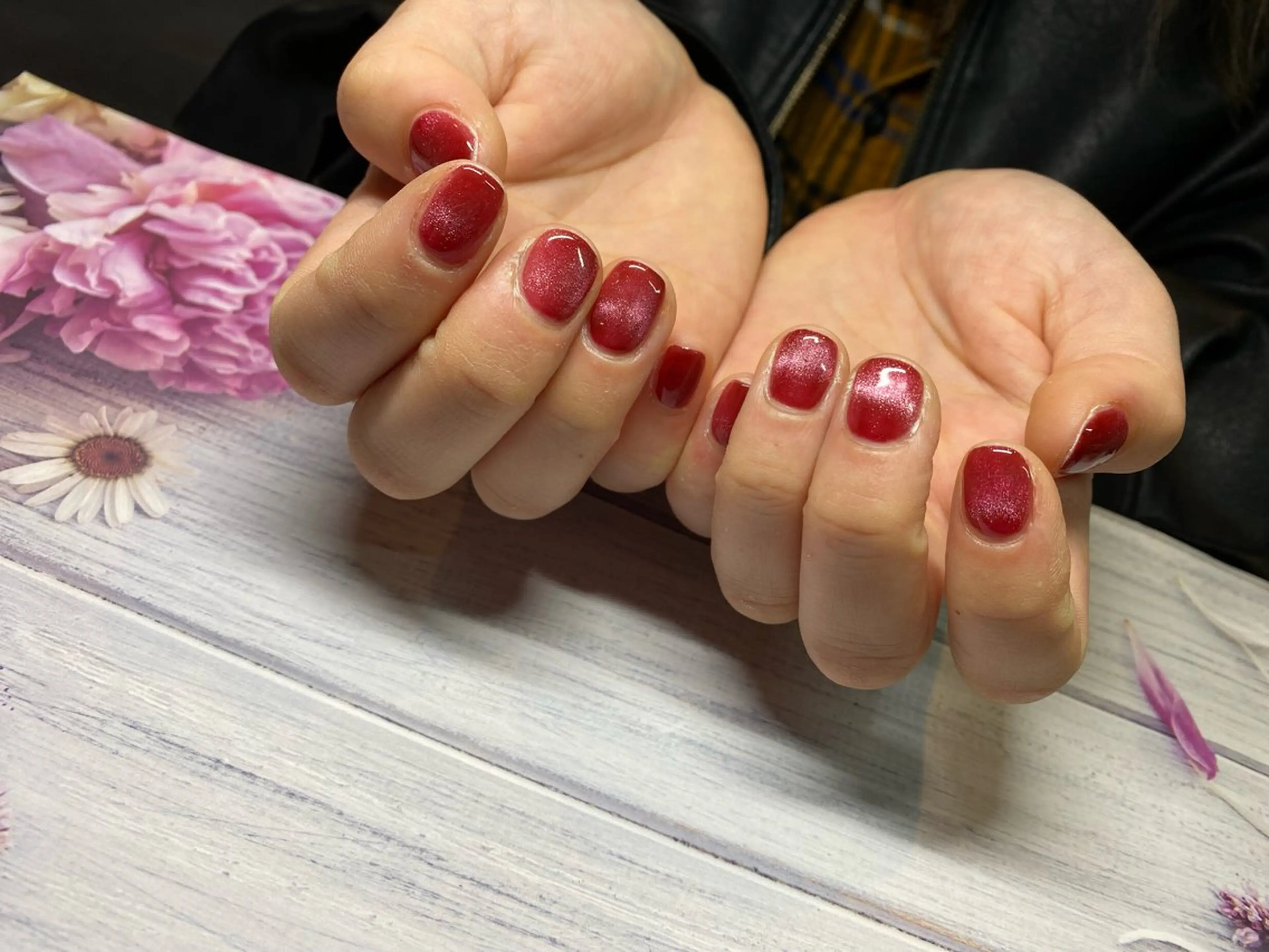 ネイル マグネットネイル マグネットワンカラー ワンカラーネイル R.I所属・R.I みちのネイルデザイン