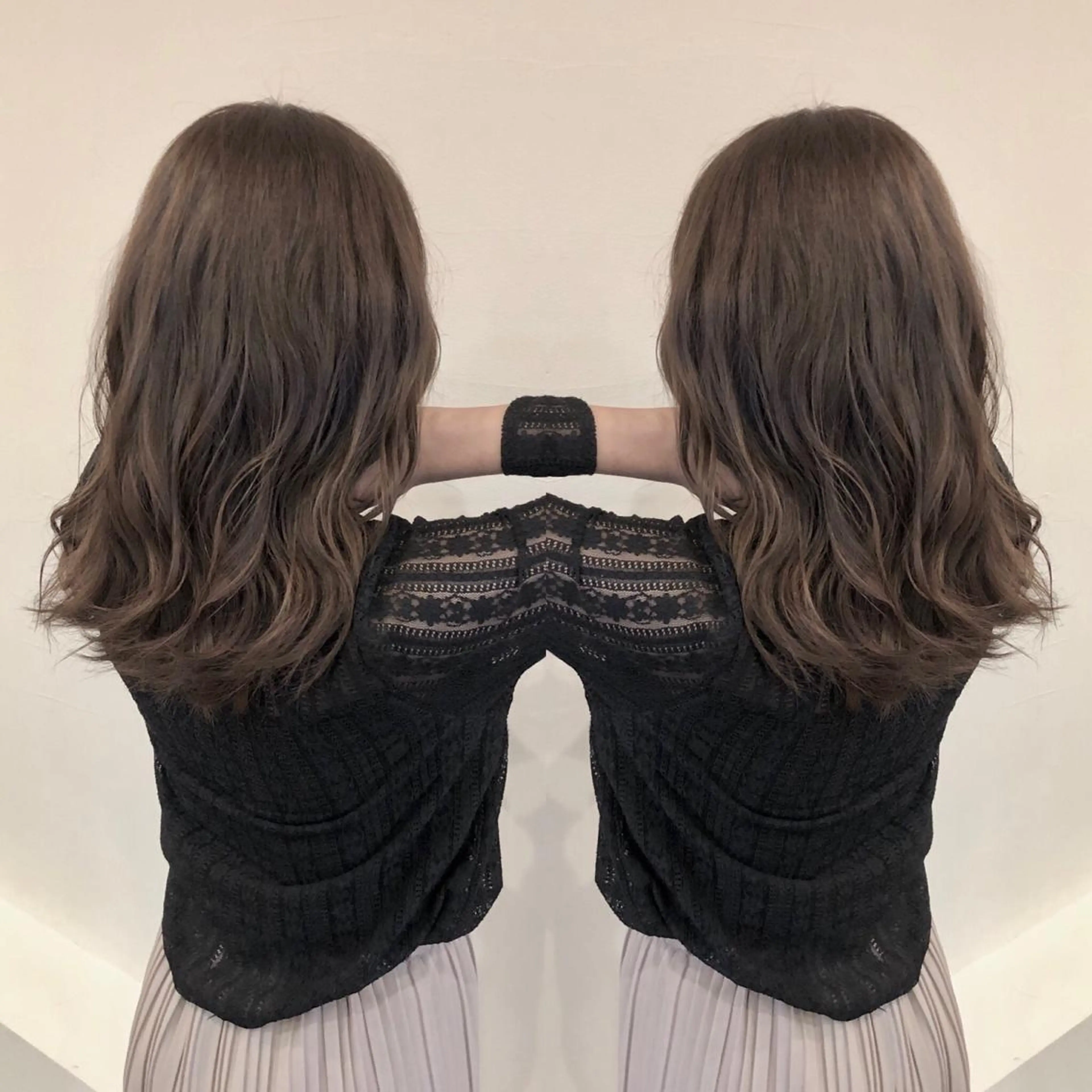 セミロング カラー ヘアカラー Hair make VERDA所属・宮下 耕平のヘアスタイル
