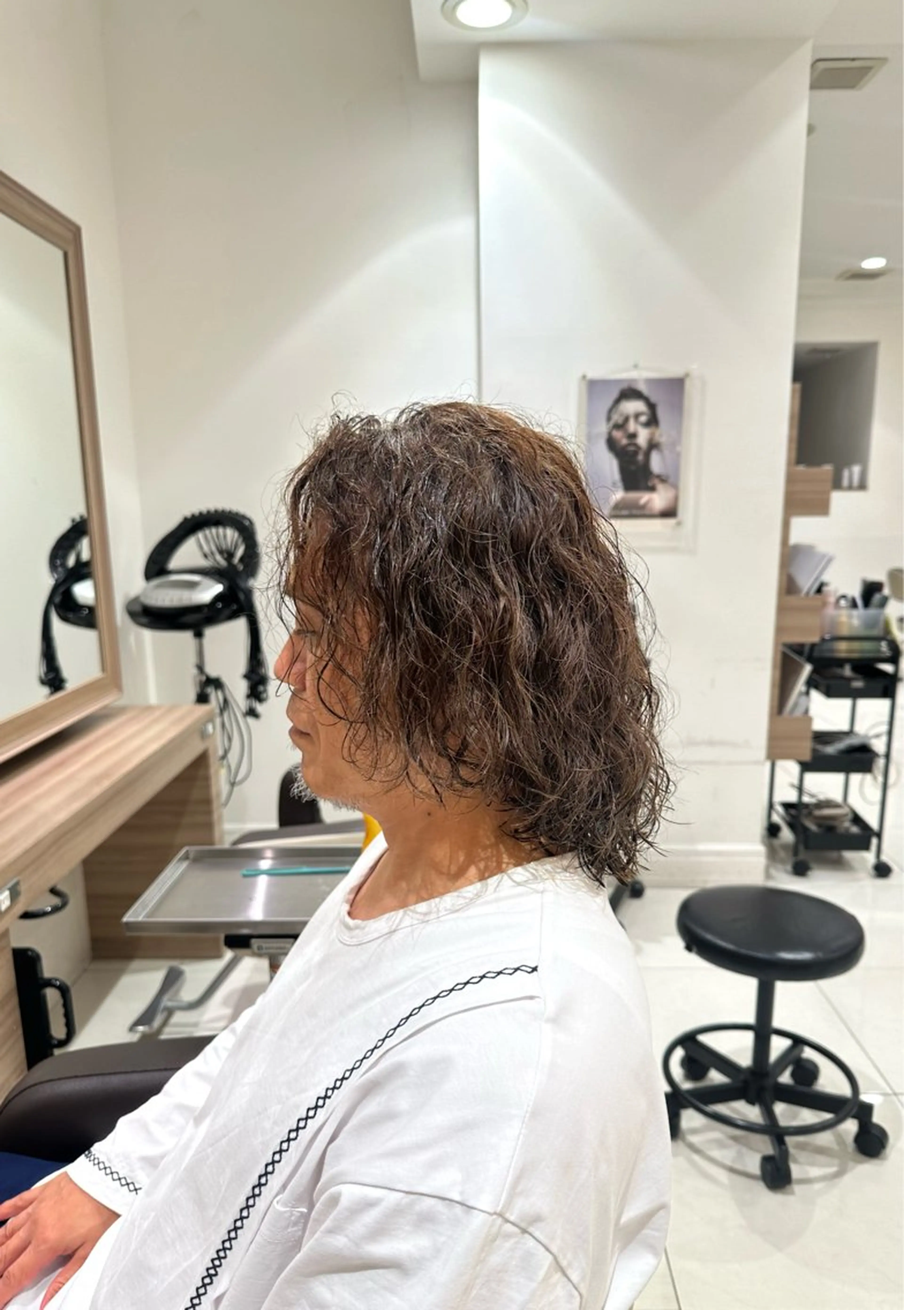 ロング メンズ メンズパーマ カット パーマ Ash南町田グランベリーパーク店所属・Ash南町田店 ✂️ ユージのヘアスタイル