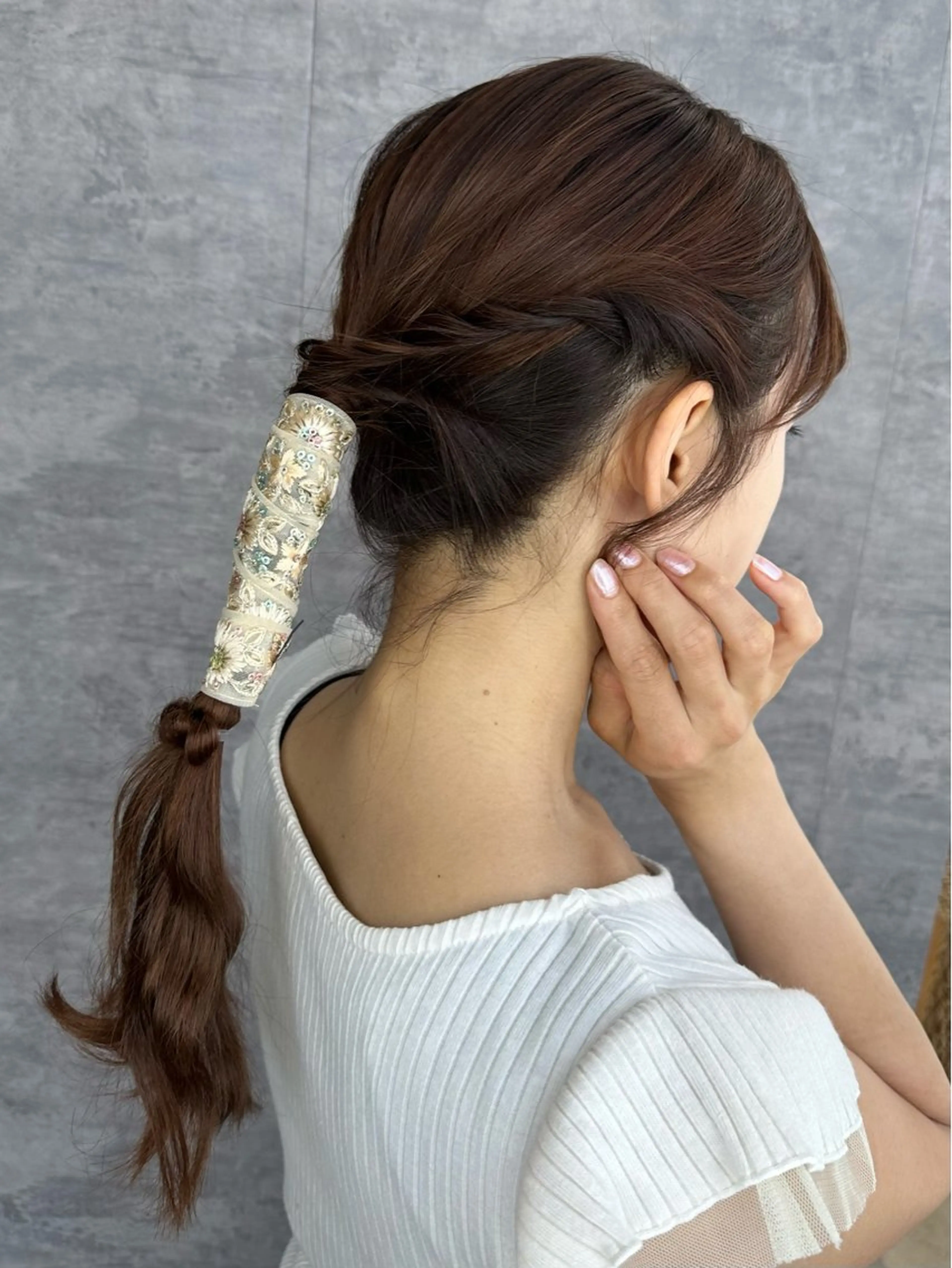 ロング ヘアアレンジ ひな ALBA🐰三鷹のヘアスタイル