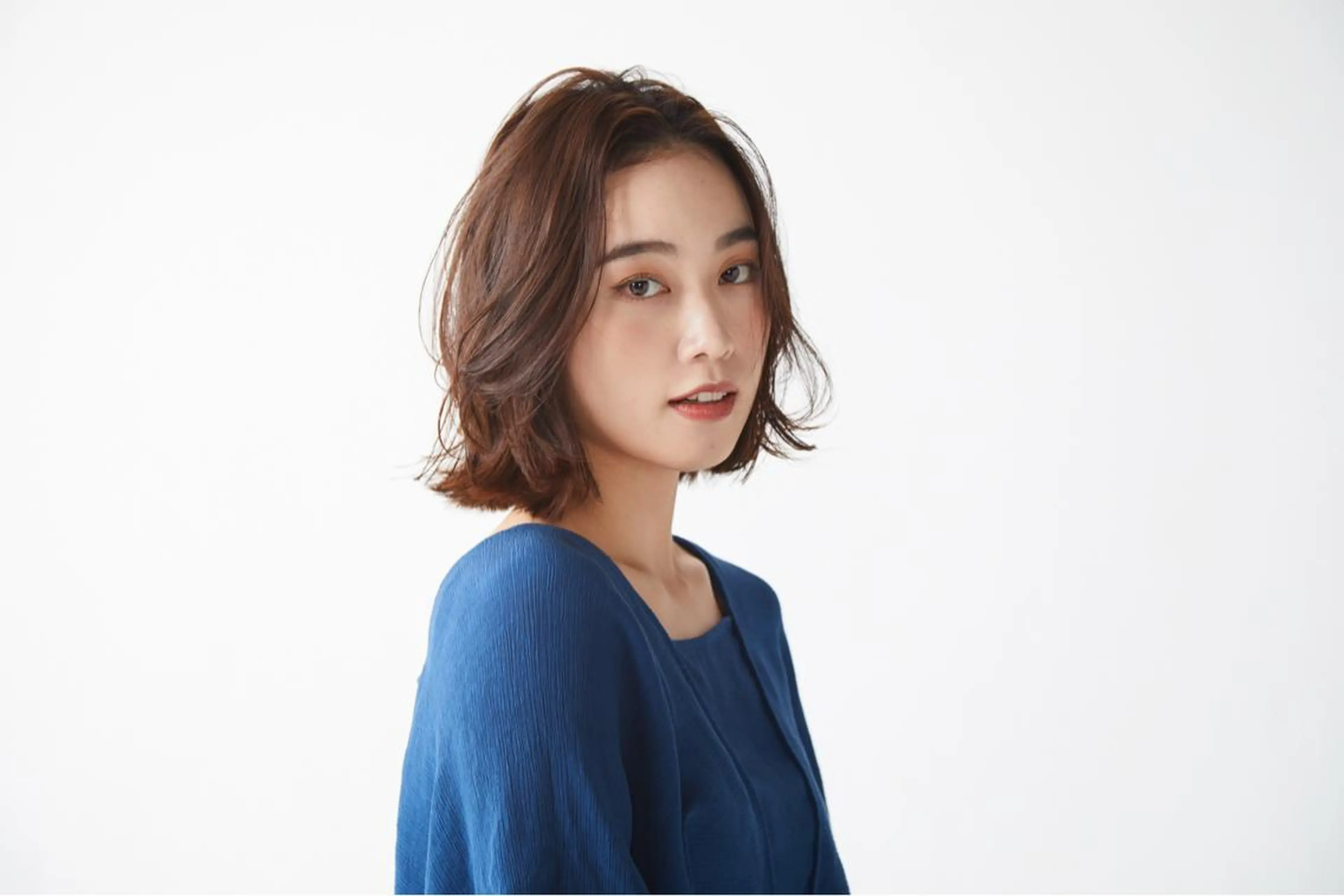 ミディアム ボブ 【hair&make aria】有田　千里のヘアスタイル