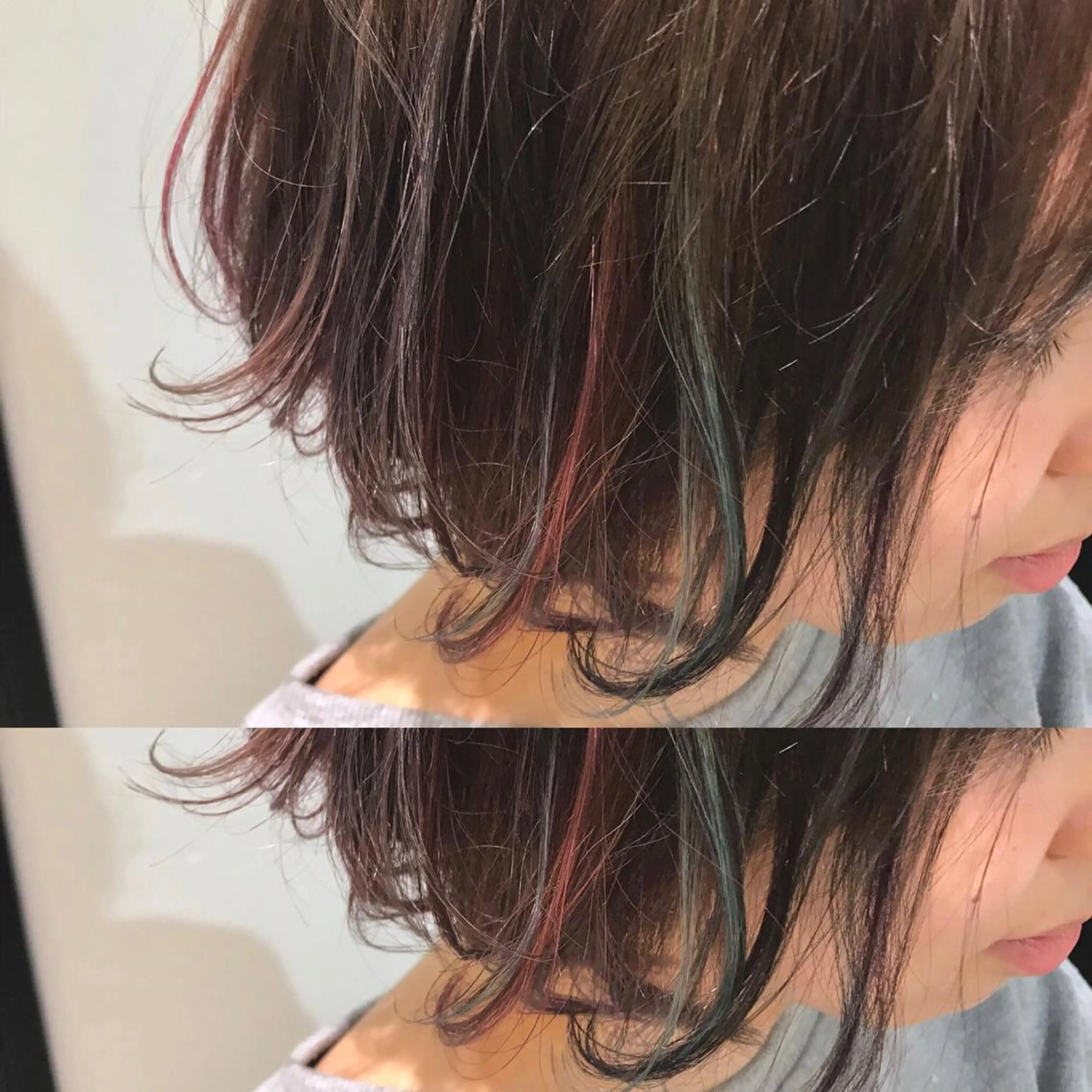 ショート カラー ユニコーンカラー 松村 崇弘のヘアスタイル