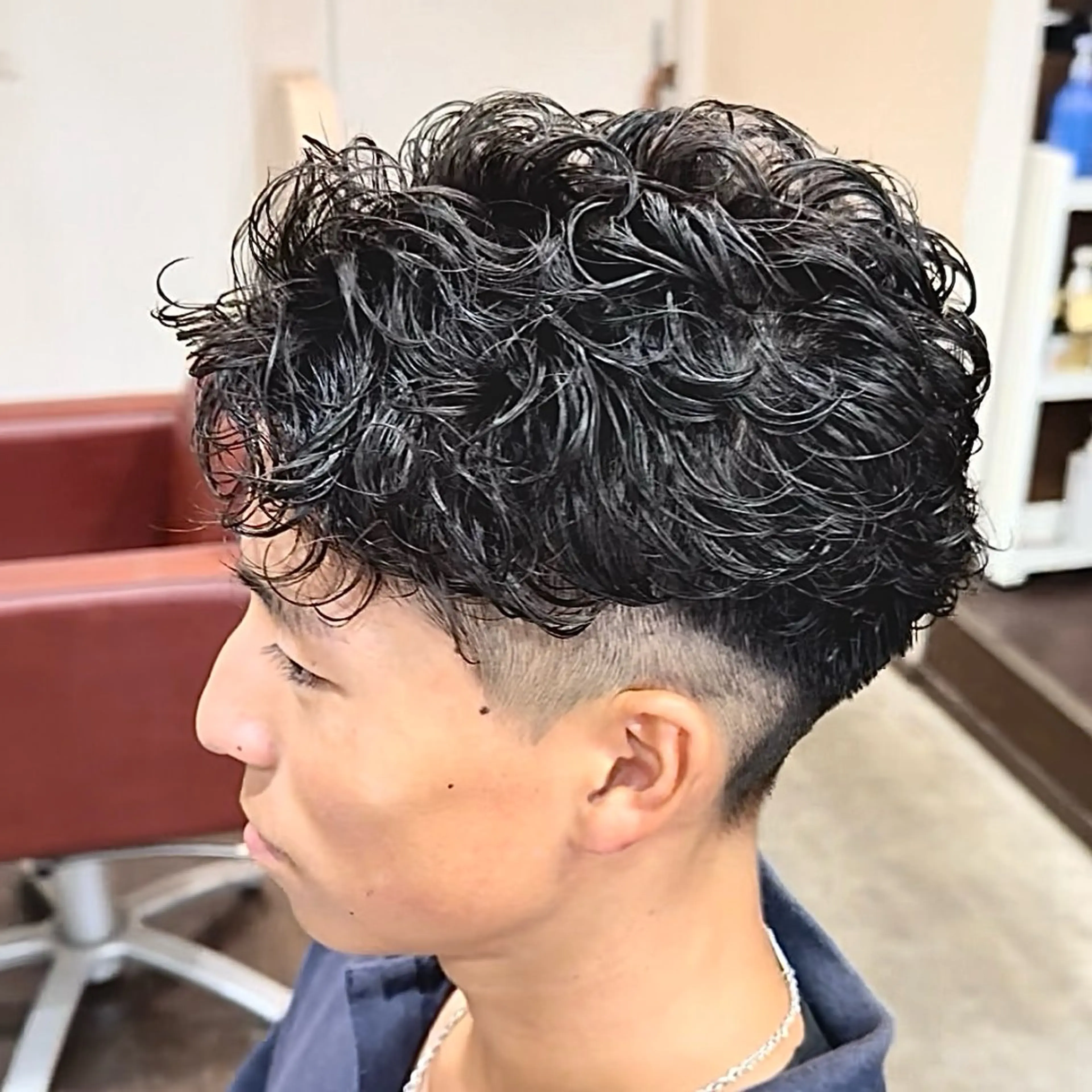 パーマ メンズ カット パーマ メンズ特化|パーマ| RYUのヘアスタイル