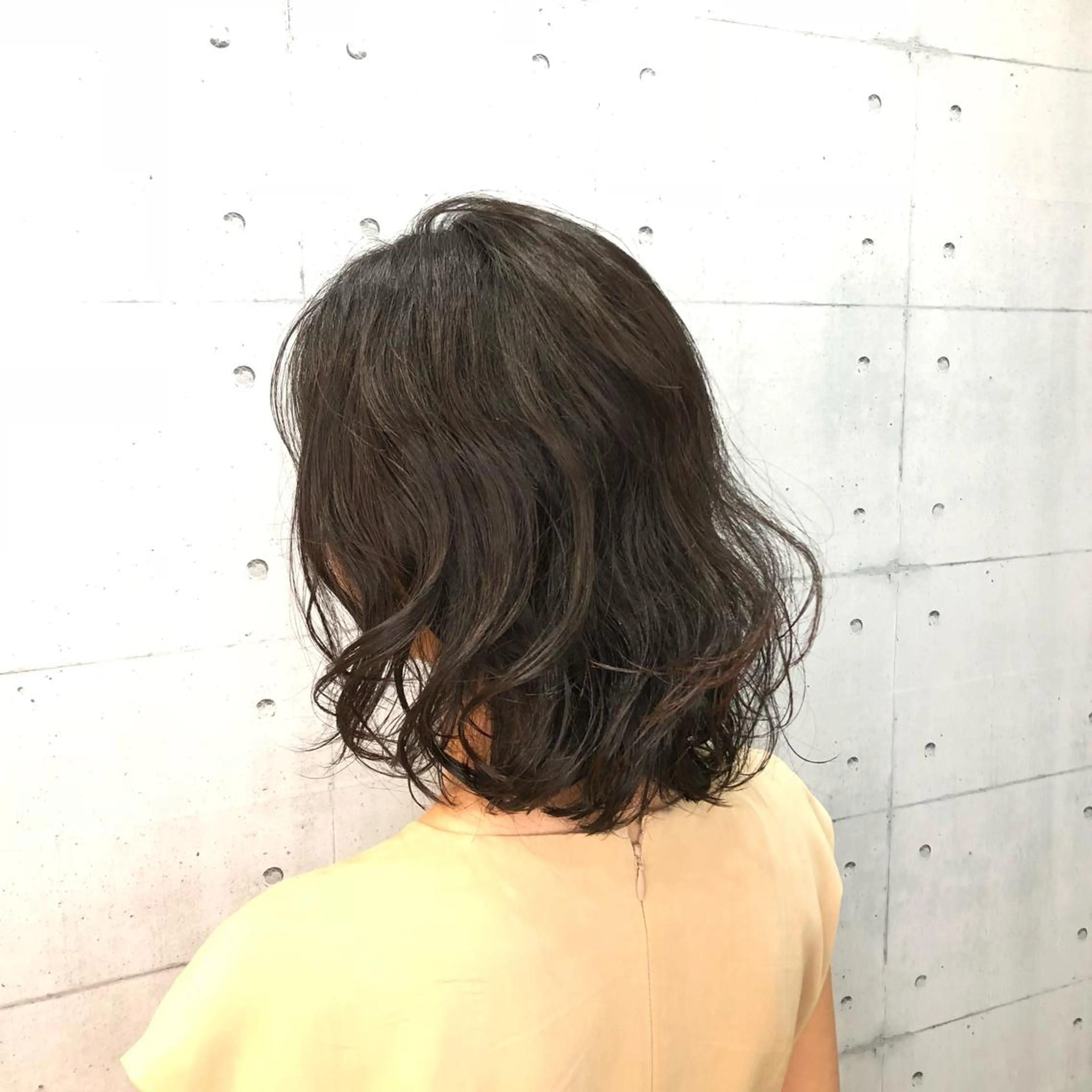 ミディアム パーマ ミディアムパーマ 北脇 健治のヘアスタイル