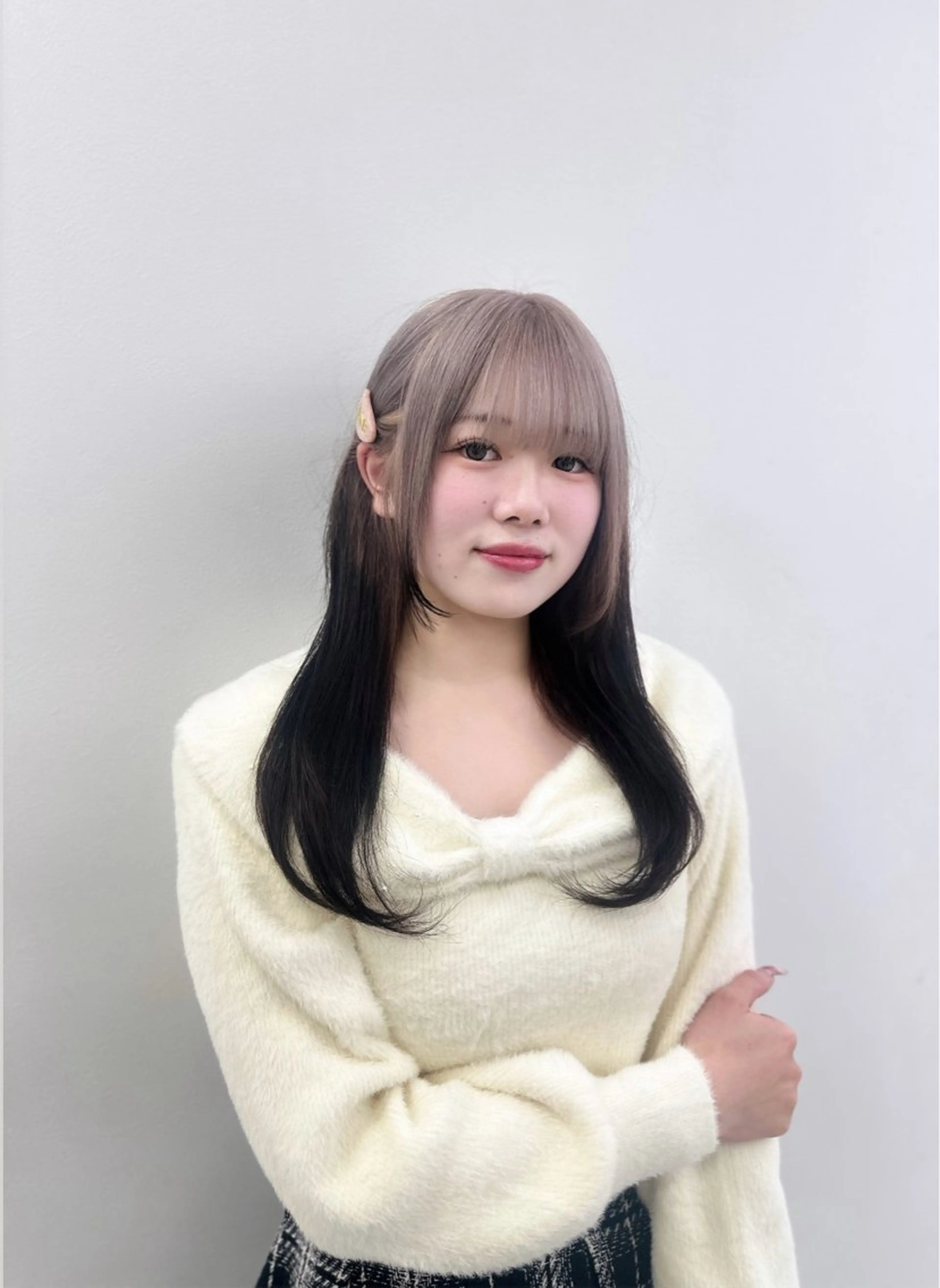 ロング カラー パーマ ヘアアレンジ メンズ キッズ ♥️韓国ヘア レイヤー♥️ゆりのヘアスタイル