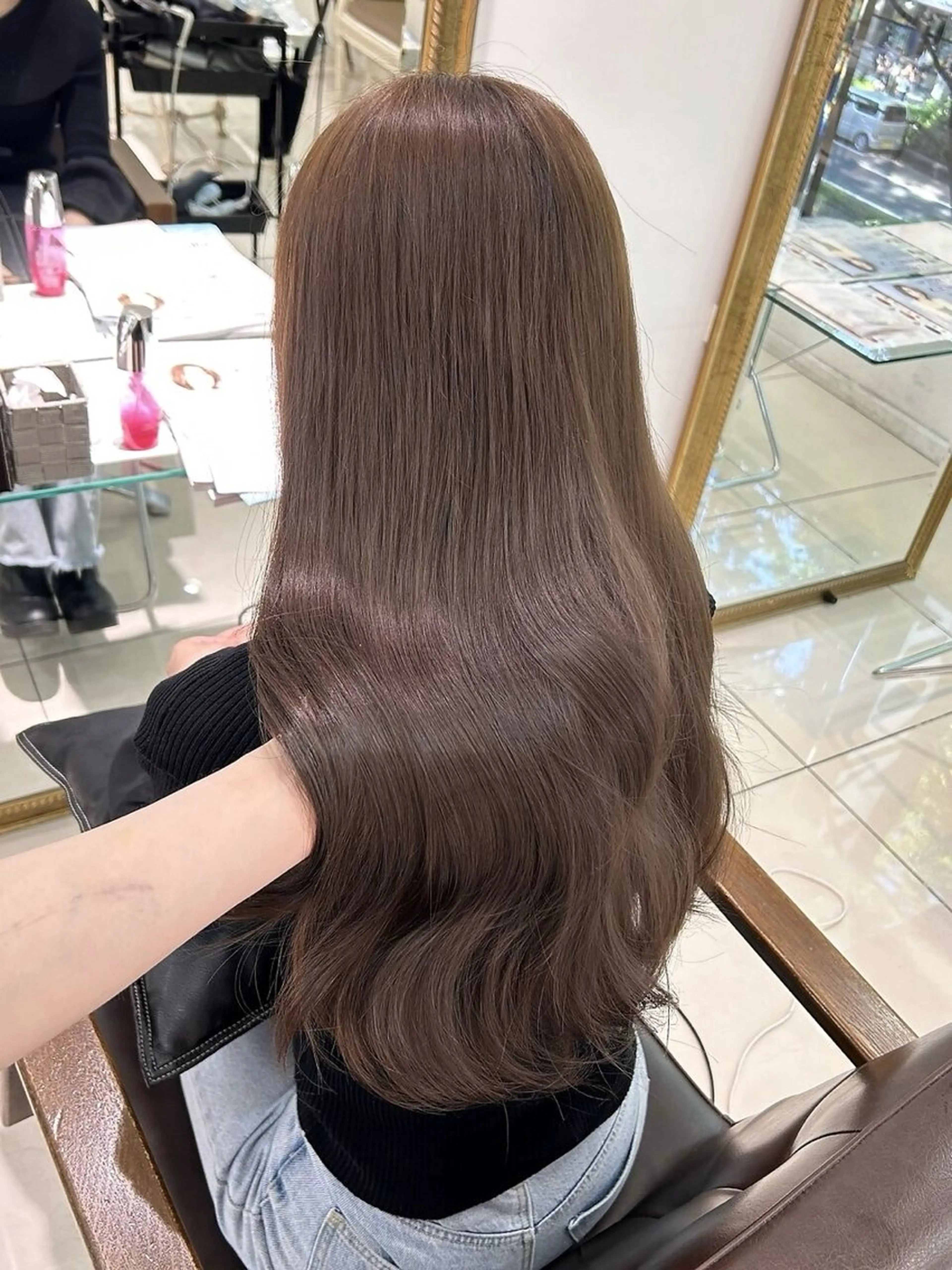 ロング カラー 清水 楓夏のヘアスタイル