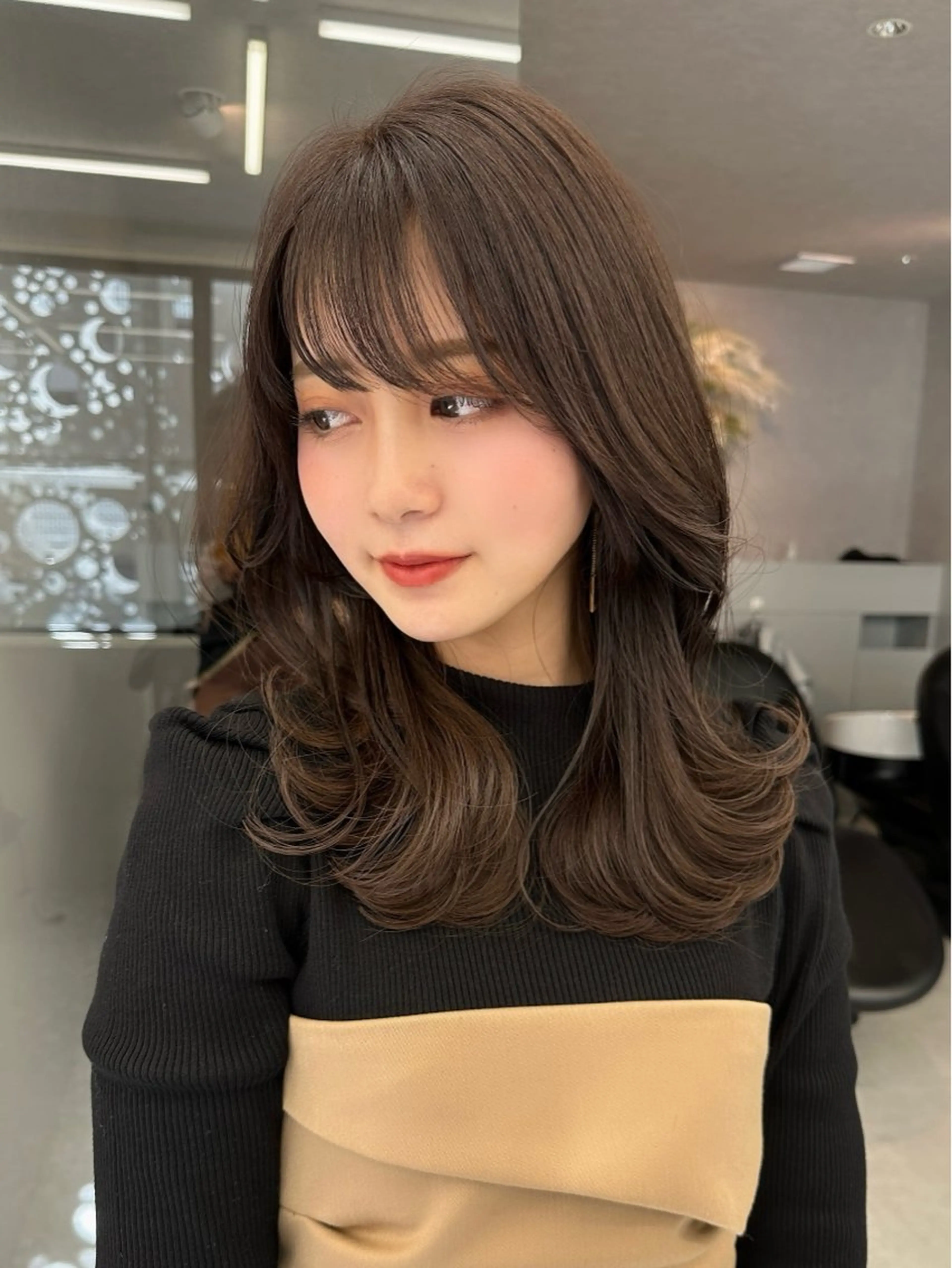 ロング ヘアカラー トリートメント 地毛風縮毛矯正 ☘️松井　傑のヘアスタイル
