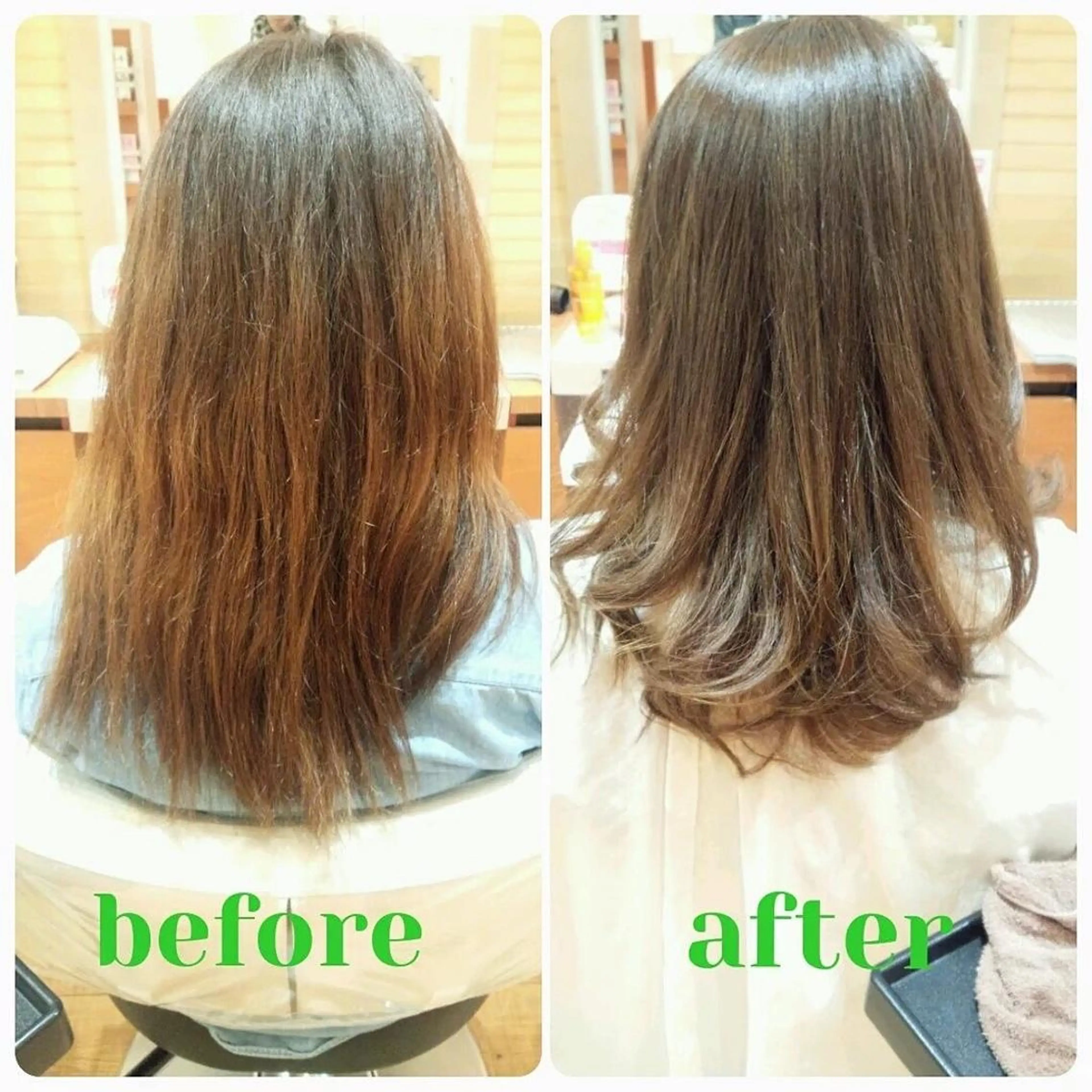 セミロング カラー パーマ EARTH 池田 雄太のヘアスタイル