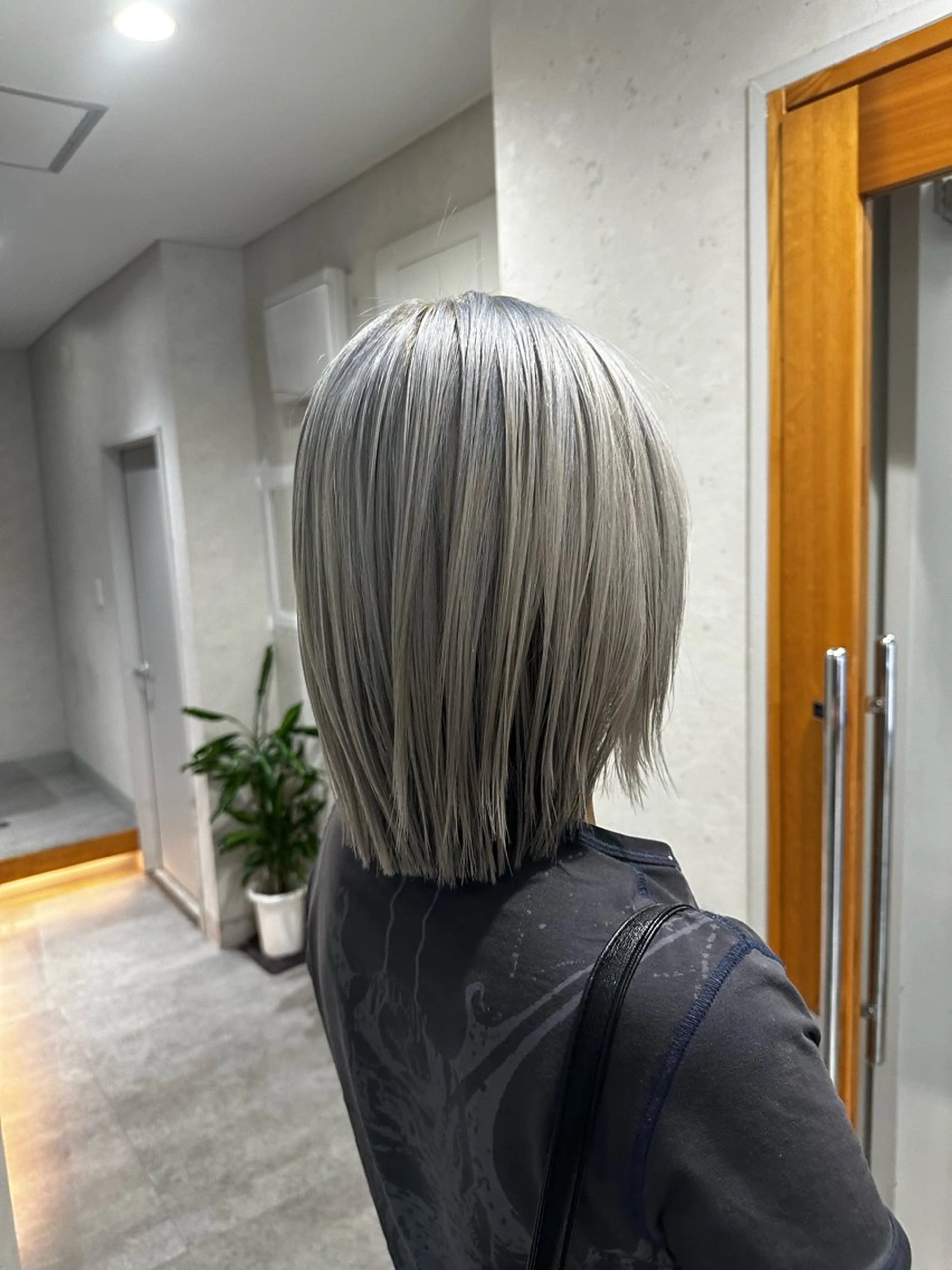 セミロング カット ヘアカラー トリートメント JOS所属・上野髪質改善/グラデ ーション✂︎touiのヘアスタイル