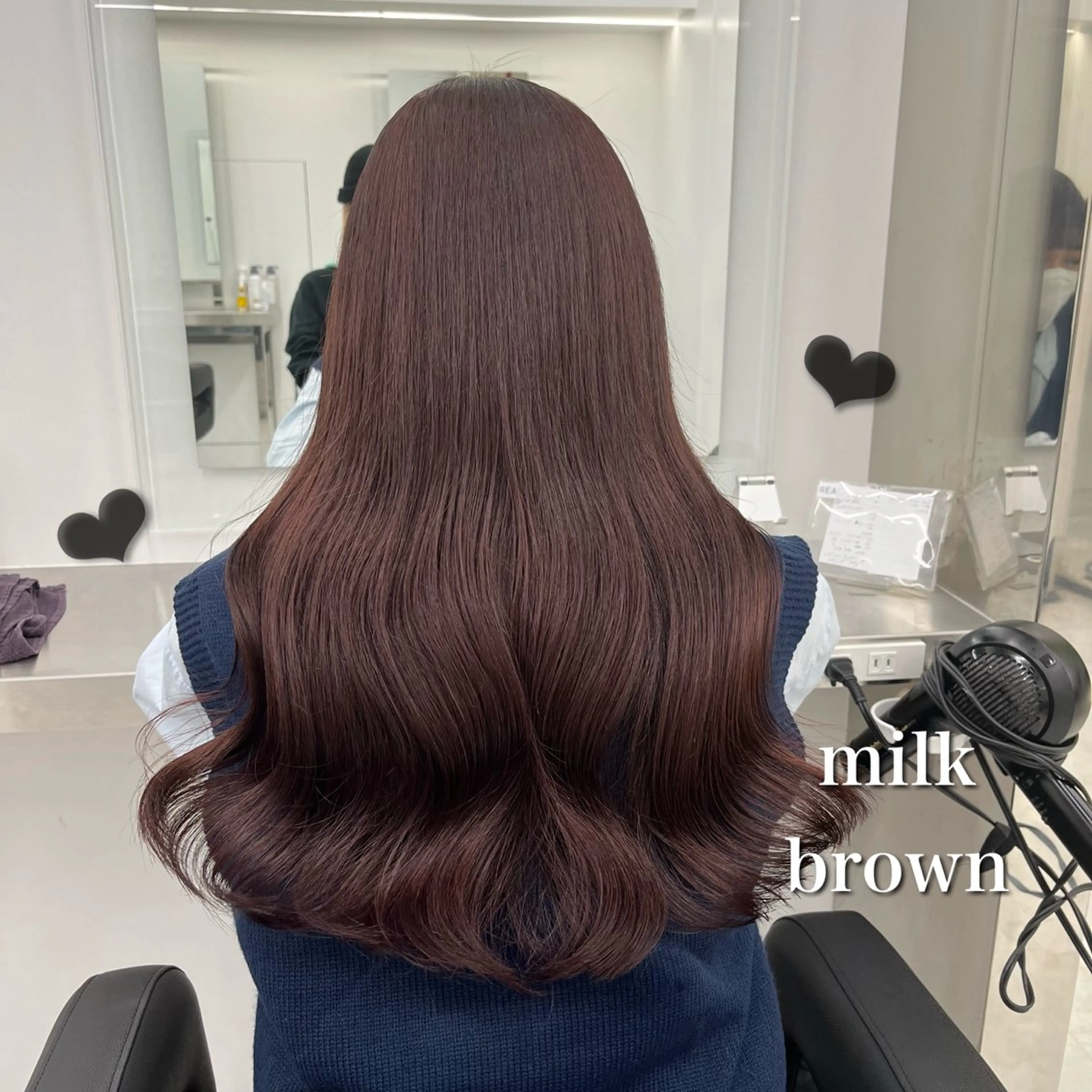 ロング カラー ヘアアレンジ ブリーチ ブリーチなしカラー 髪質改善 ロング トリートメント 🎀Nanako🦢 暖色girly🪽‪のヘアスタイル