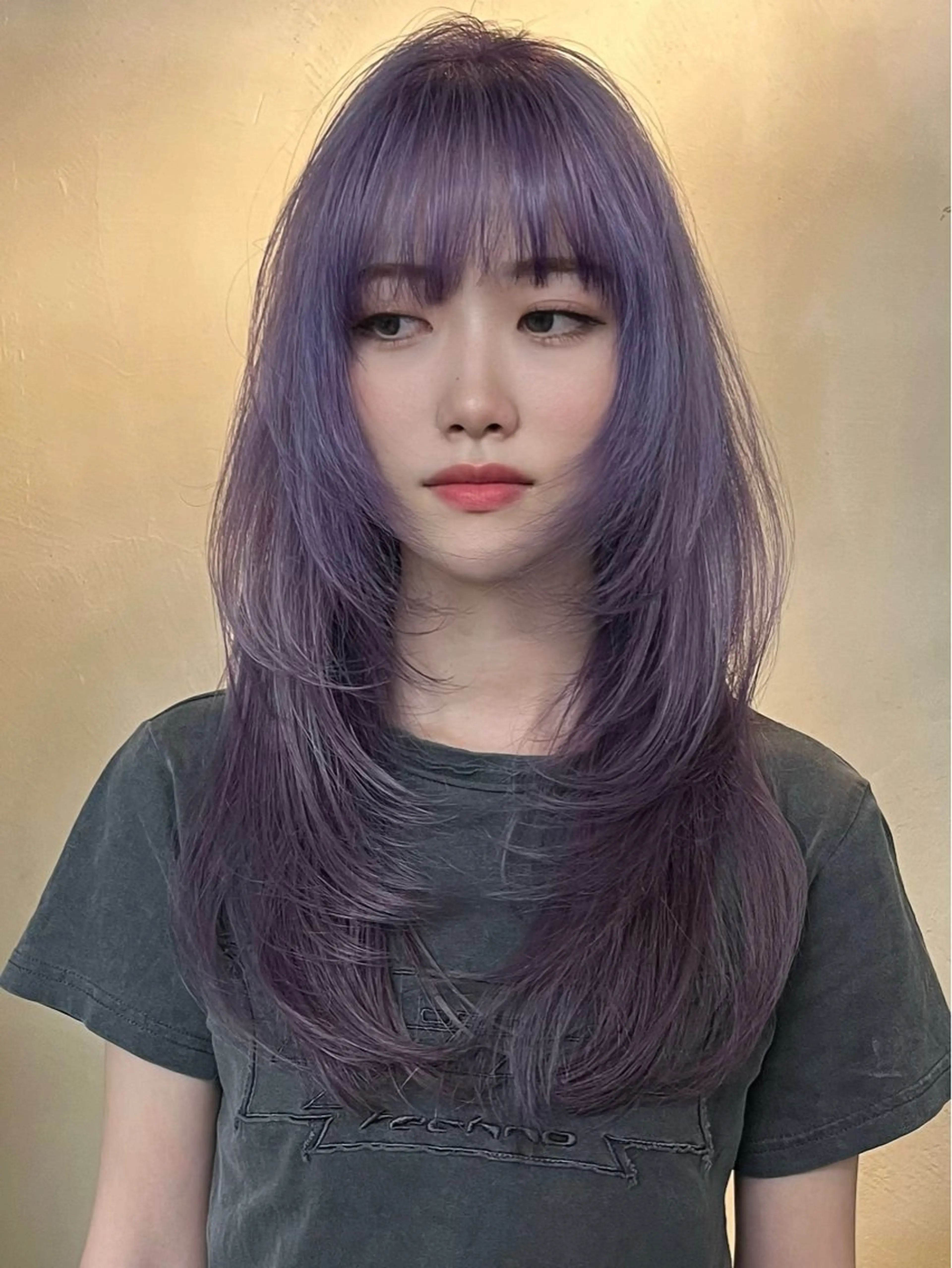 セミロング カラー カット ヘアカラー トリートメント ウルフ/レイヤー ⚡️ITSUKU⚡️のヘアスタイル