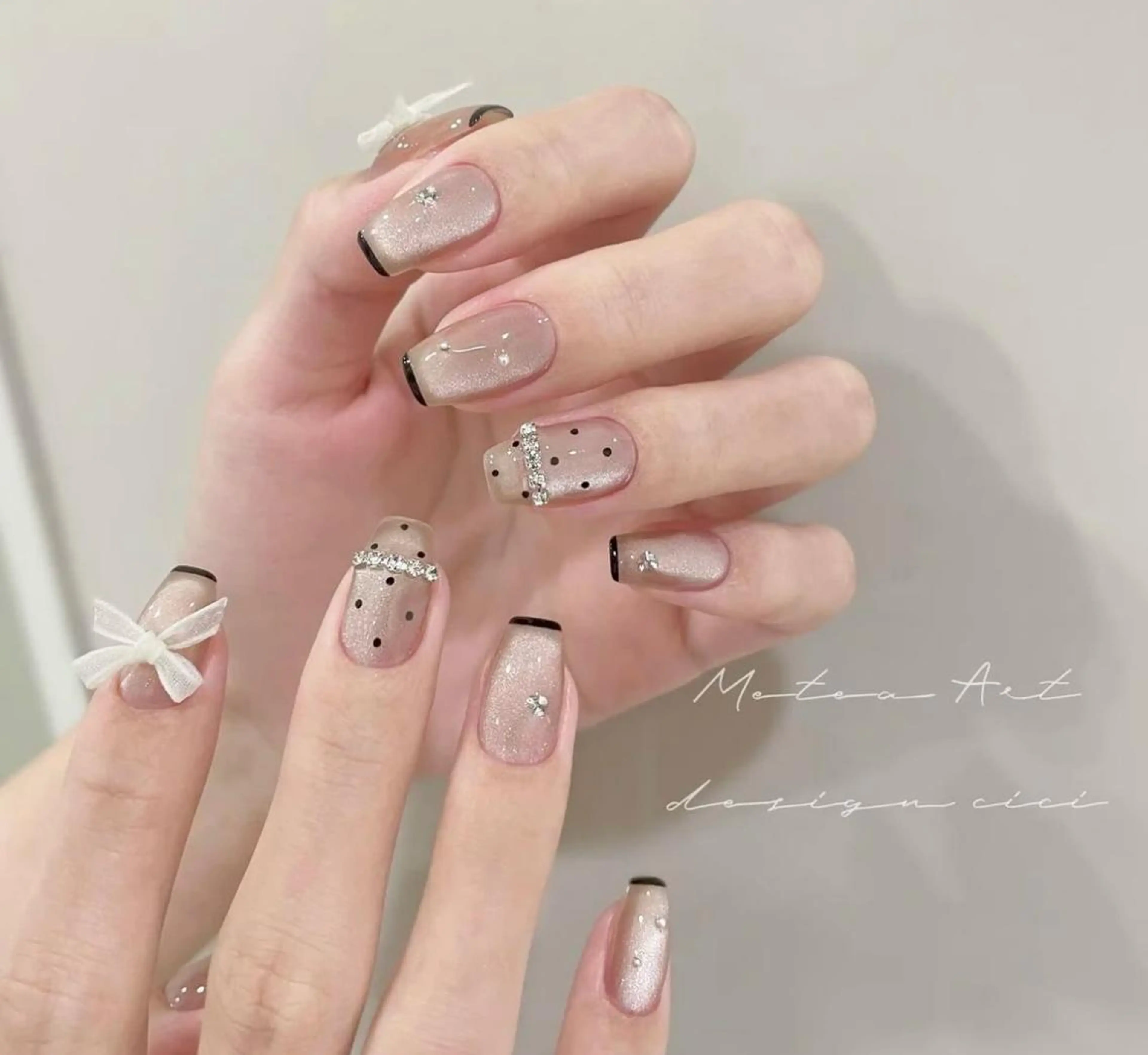 ネイル Mina🧸 韓国風ネイル🎀のネイルデザイン