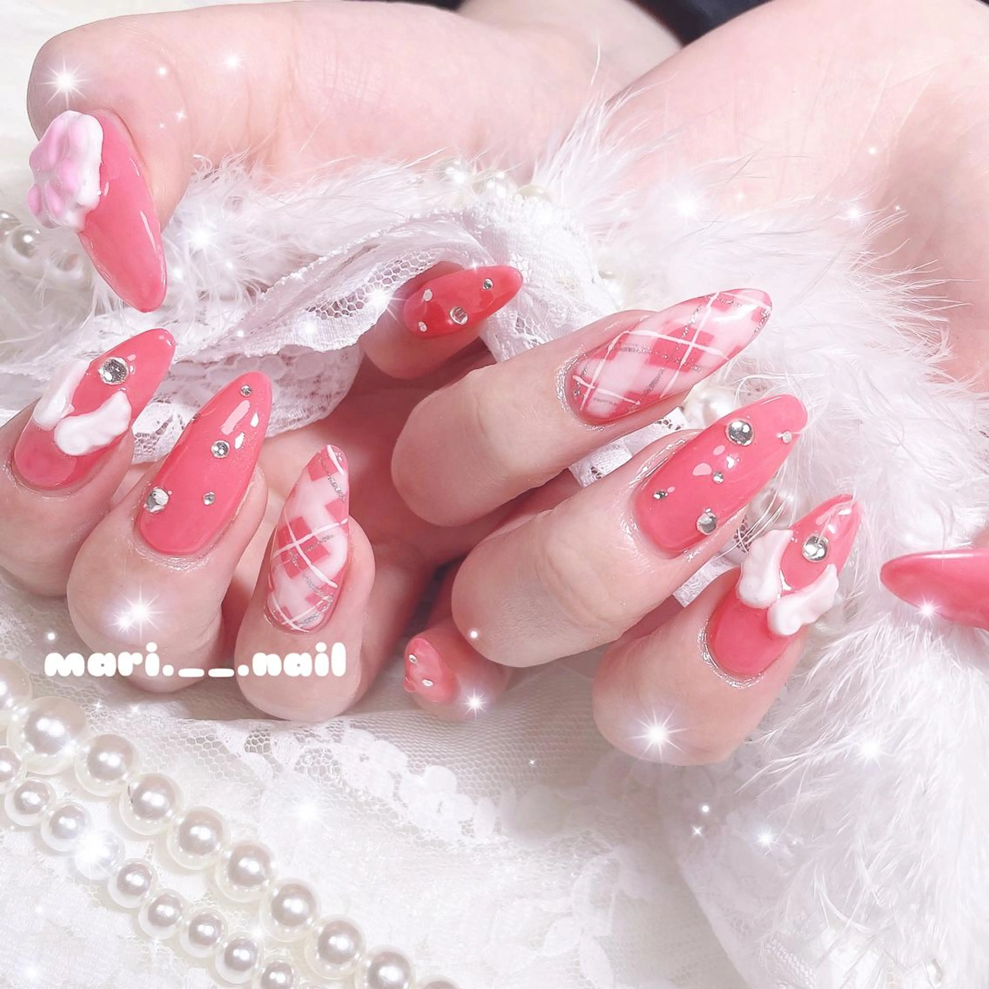 ネイル 🎀 Mayu 🎀痛ネイルのネイルデザイン