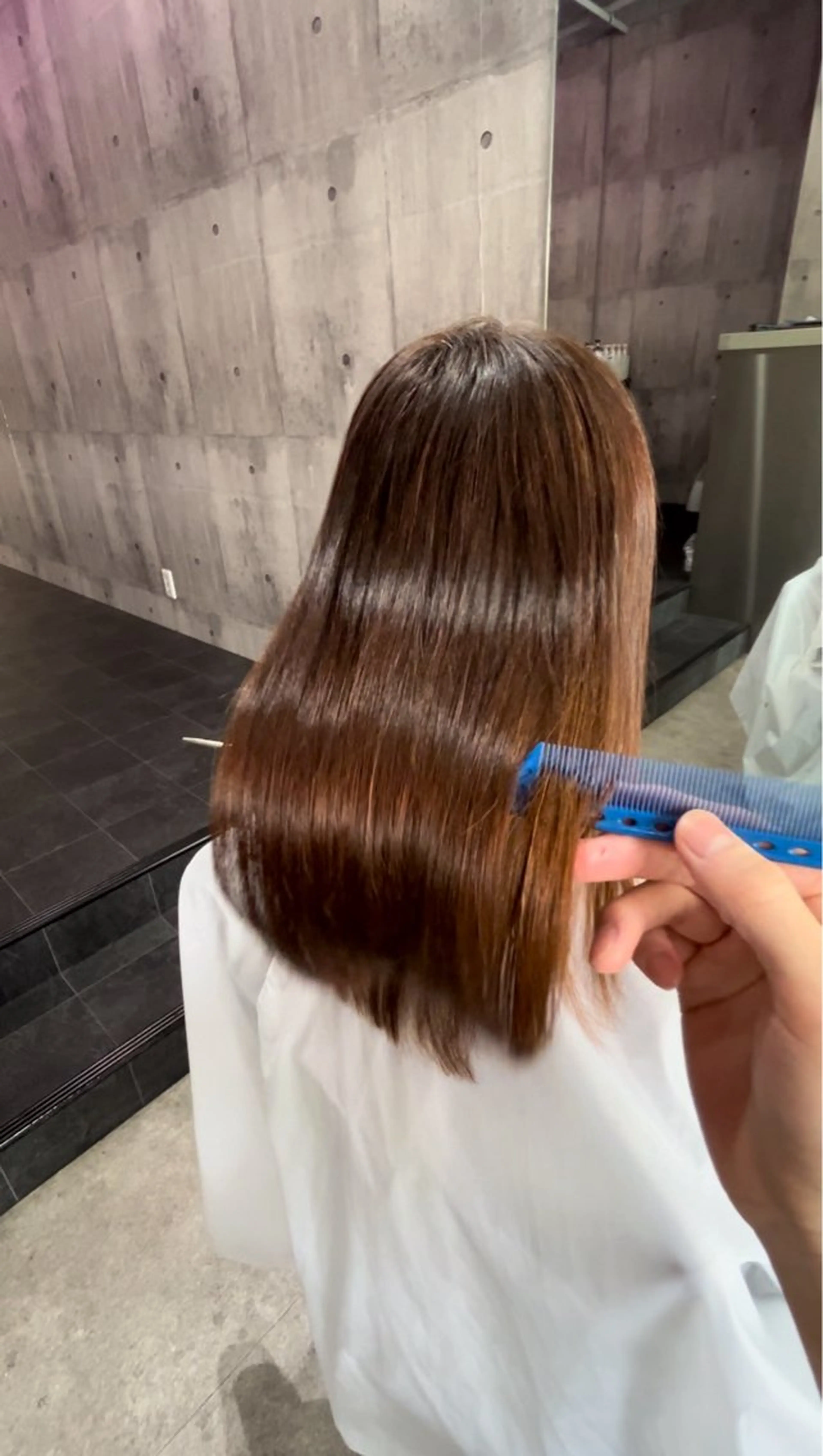 セミロング ウィチ所属・きりゅう つばさのヘアスタイル