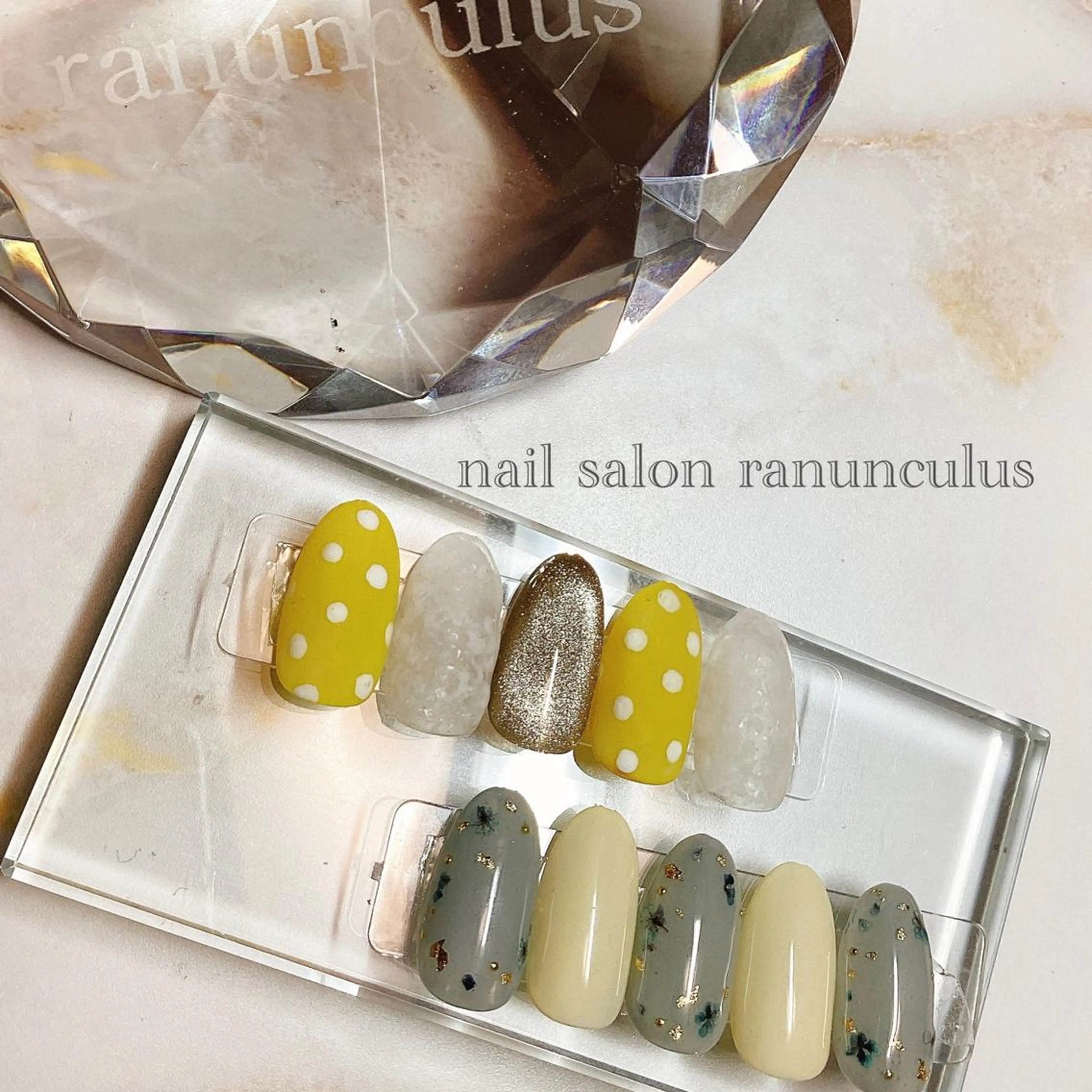 ネイル ハンドネイル nailsalon ranunculusのネイルデザイン