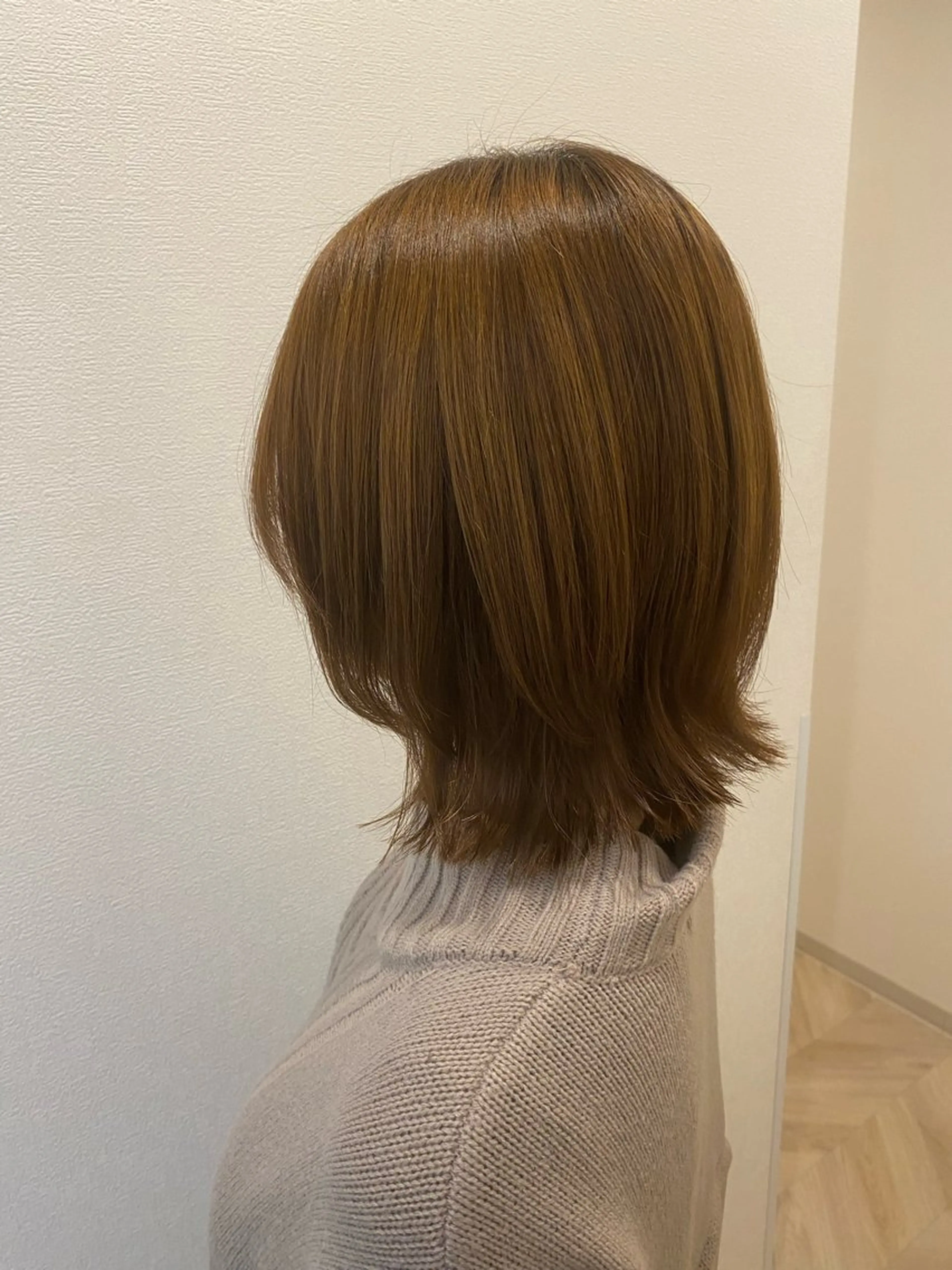 ミディアム ヘアメイクage所属・木山 萌香のヘアスタイル