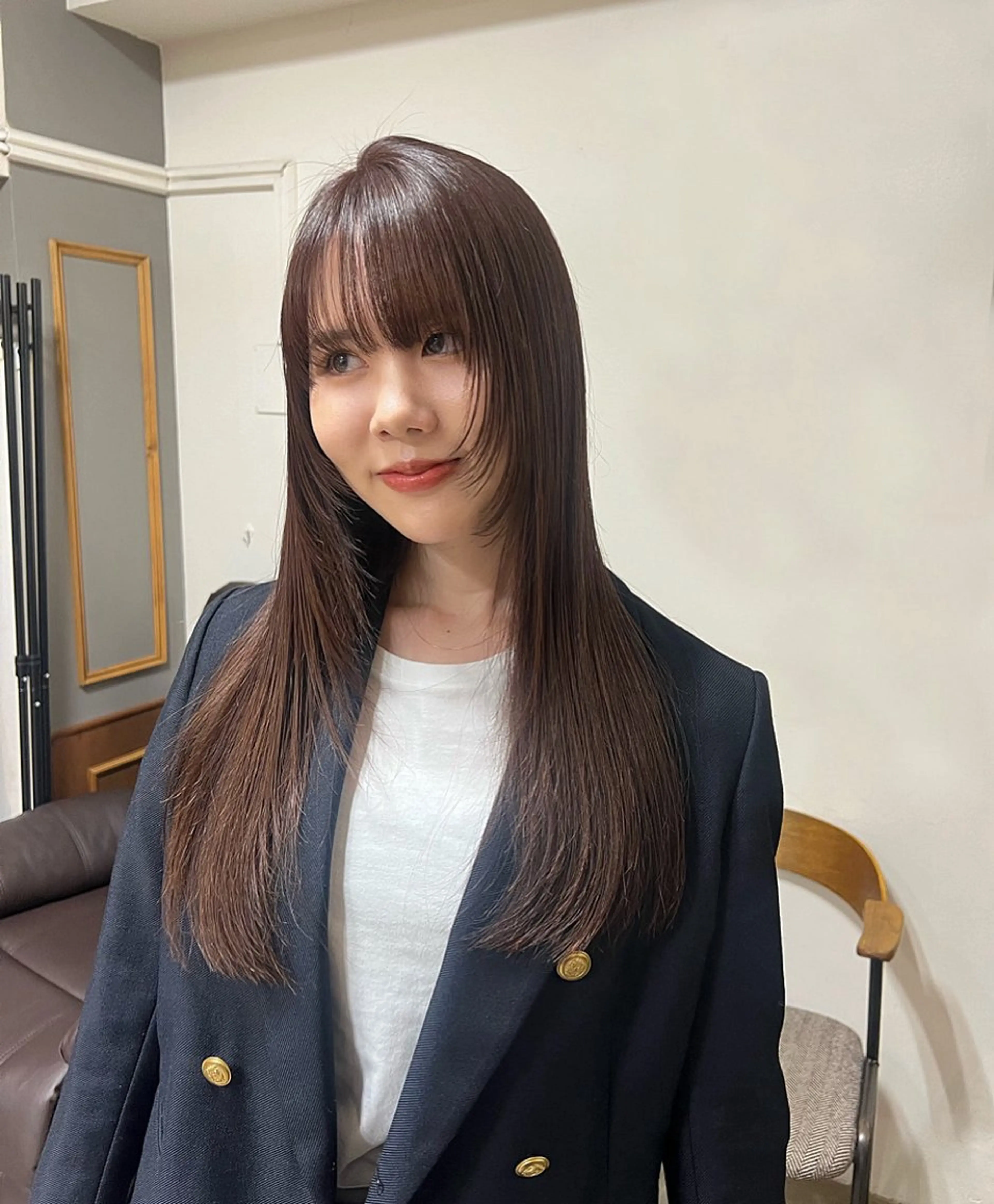 ロング カラー カット ヘアカラー トリートメント まろやか透明感カラー ♡MANAのヘアスタイル