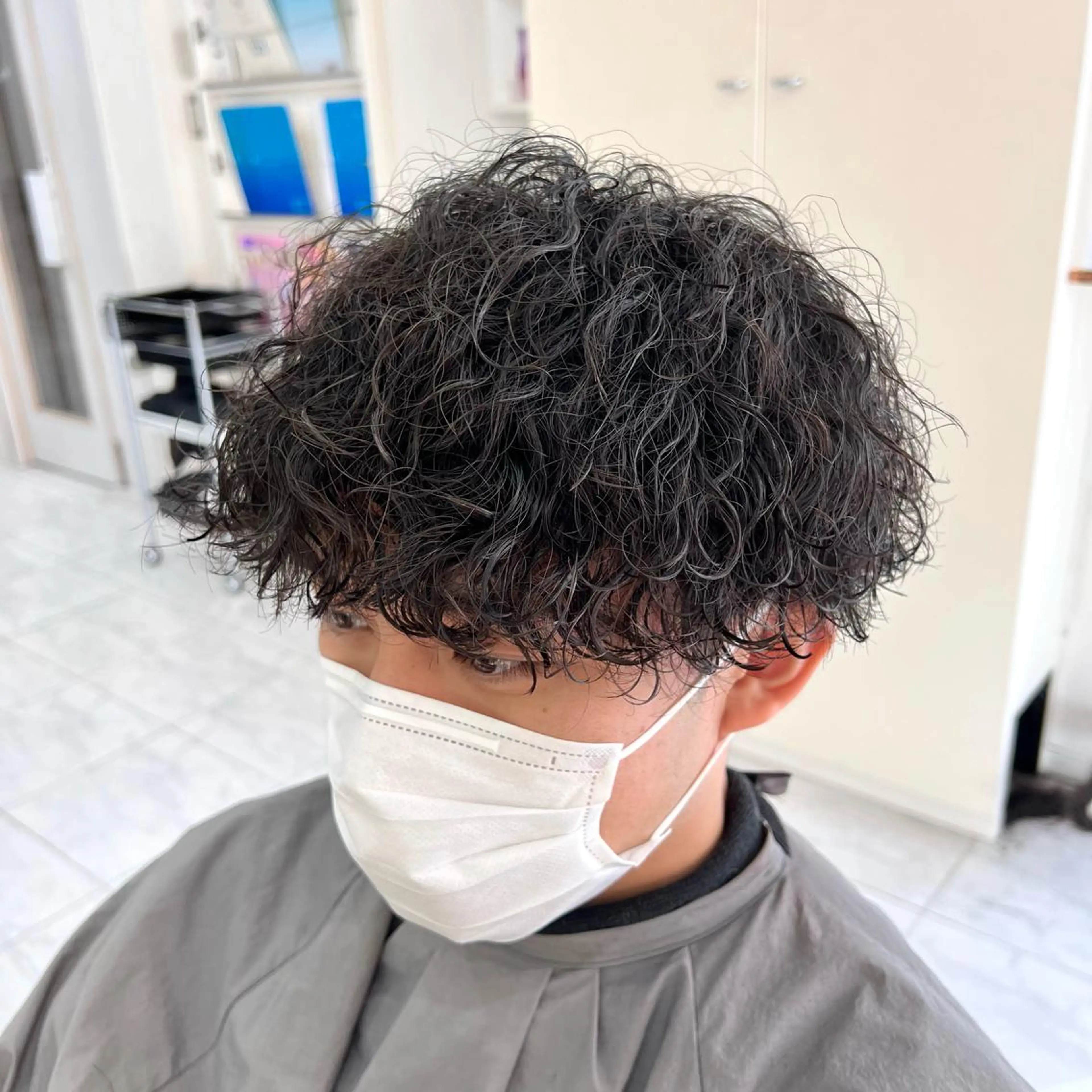 パーマ メンズ アグヘアーシータ所属・🤩メンズカット/ パーマ山本🤩のヘアスタイル